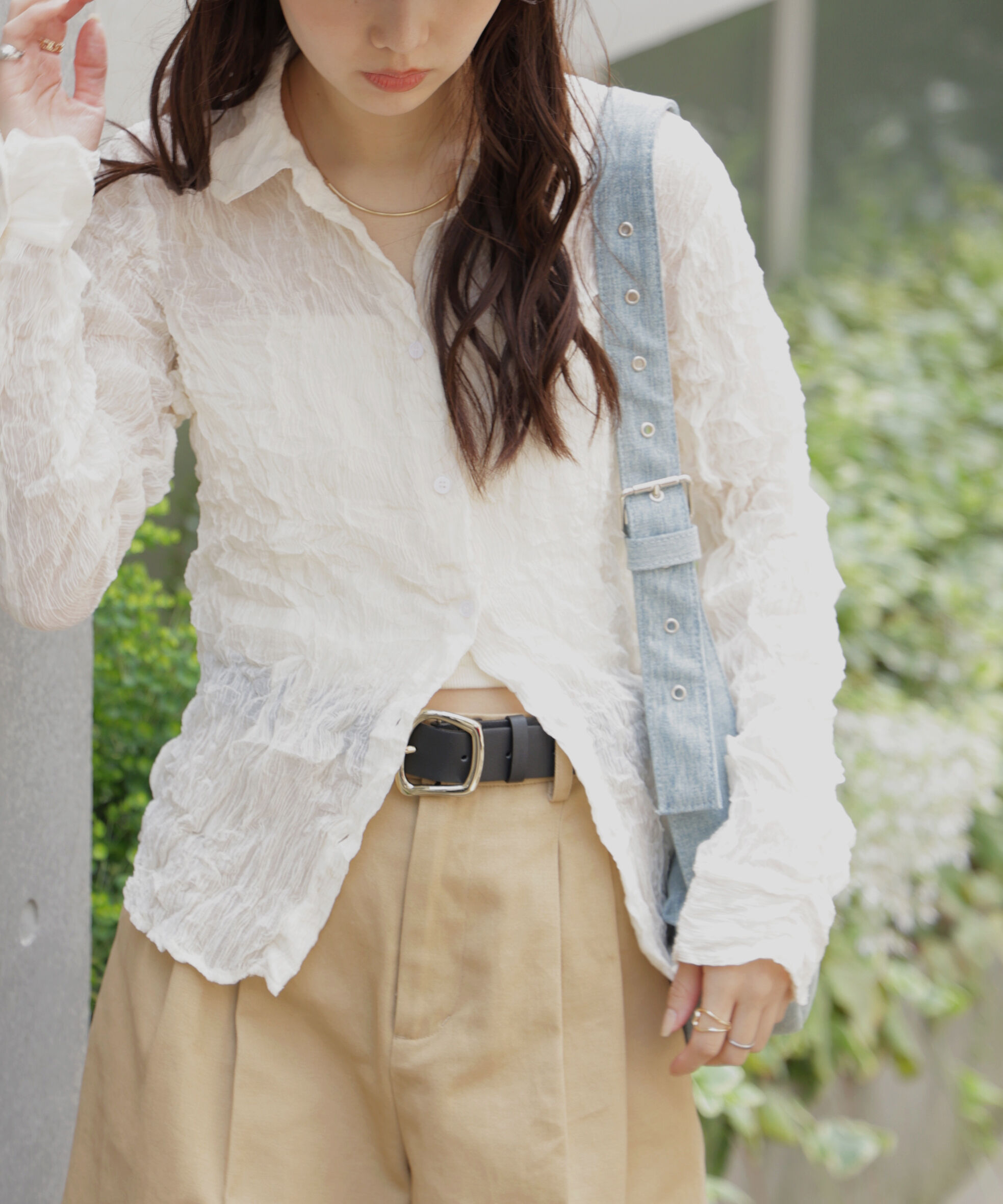  「シアースリムシャツ」|シャツ・ブラウス|