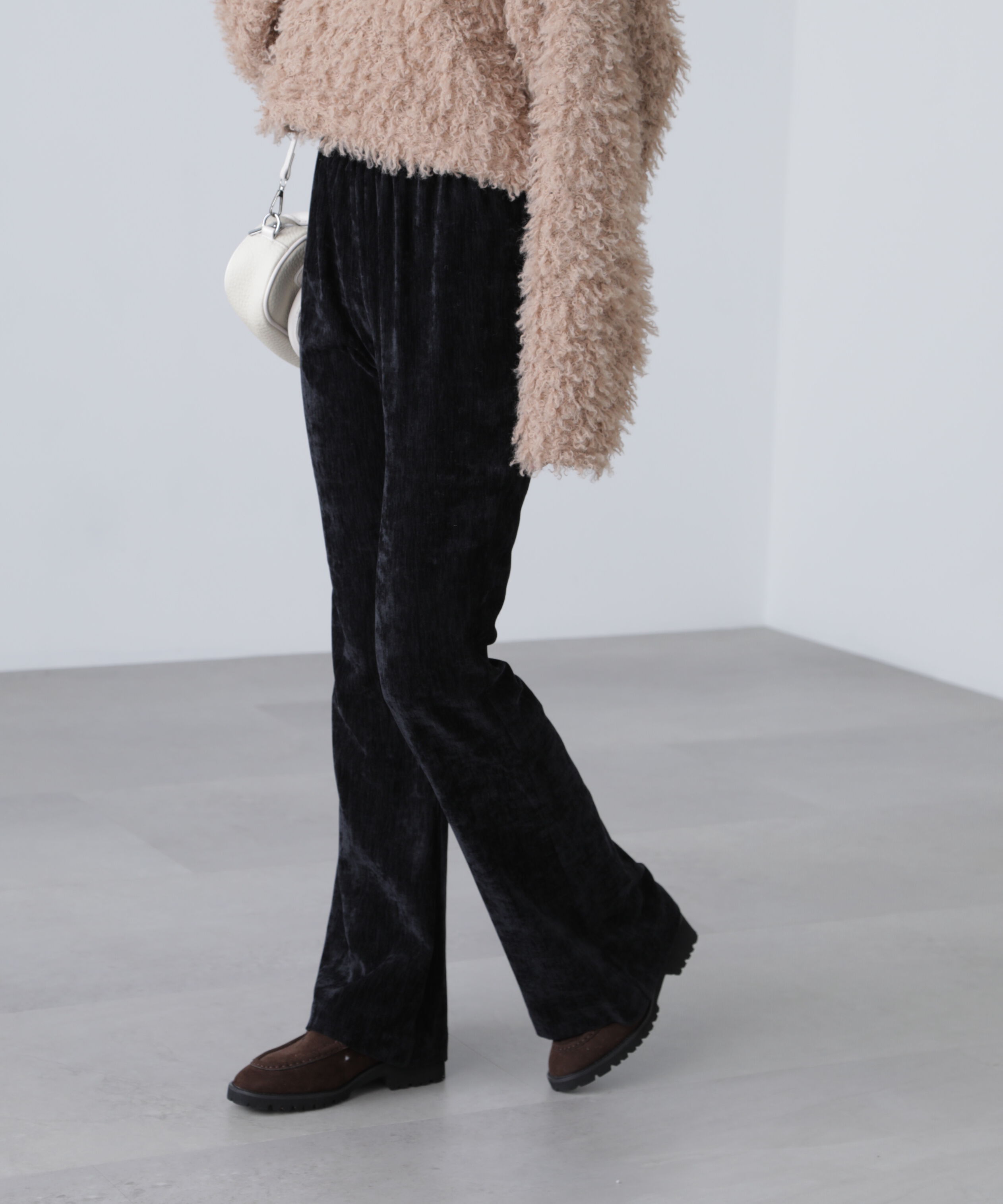  「ベロアフレアレギンスパンツ」|その他|