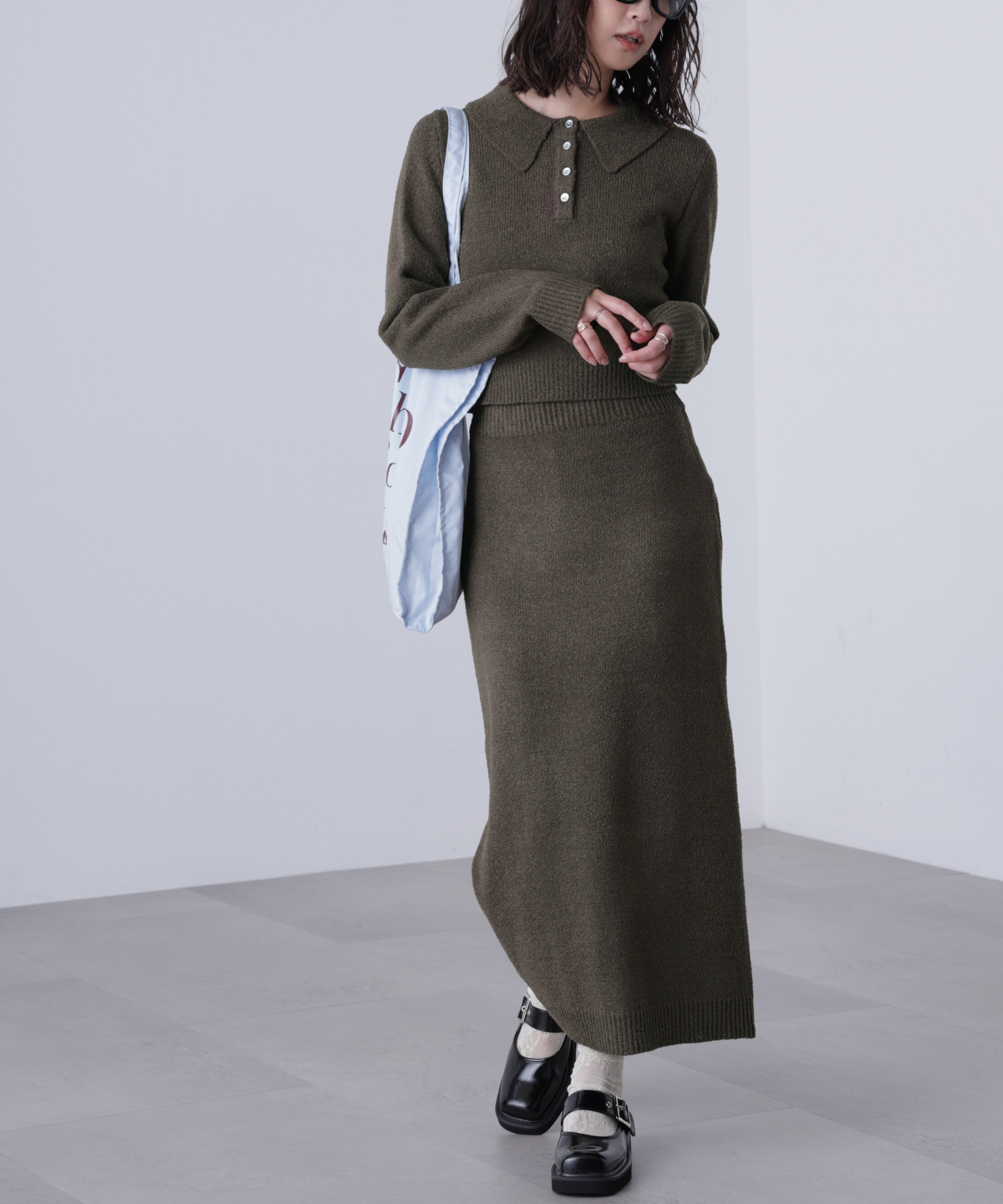  「ポロニットセットアップ」|ワンピース|