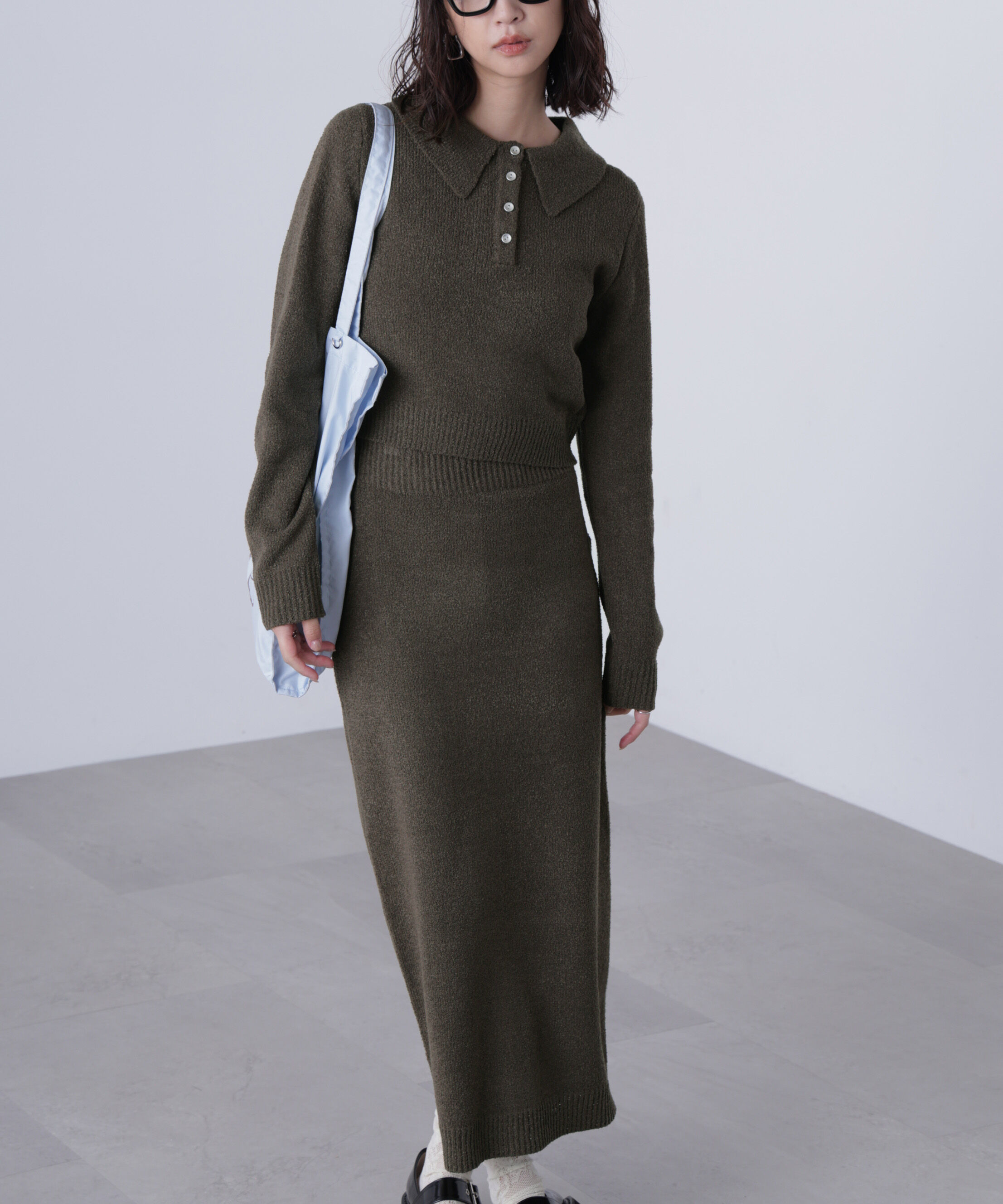  「ポロニットセットアップ」|ワンピース|