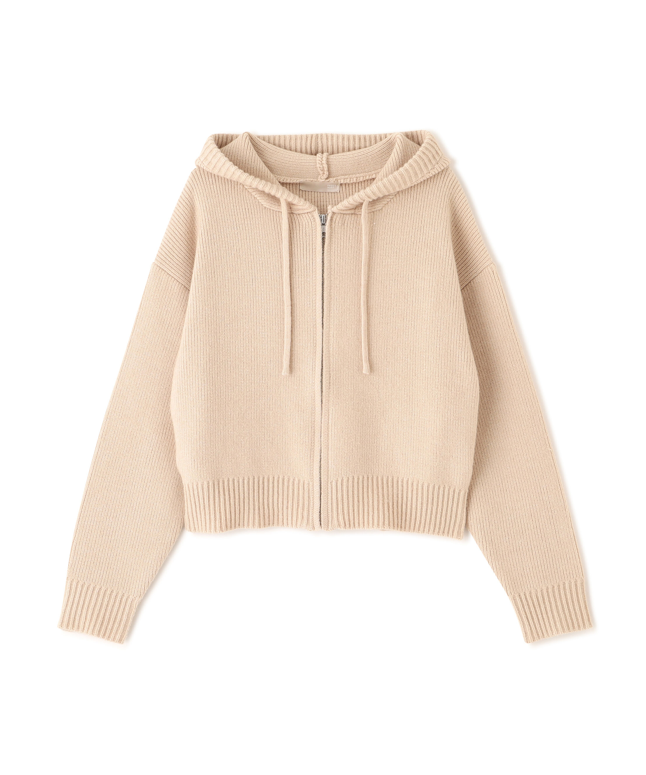  「ジップニットパーカー」|ニット・セーター|