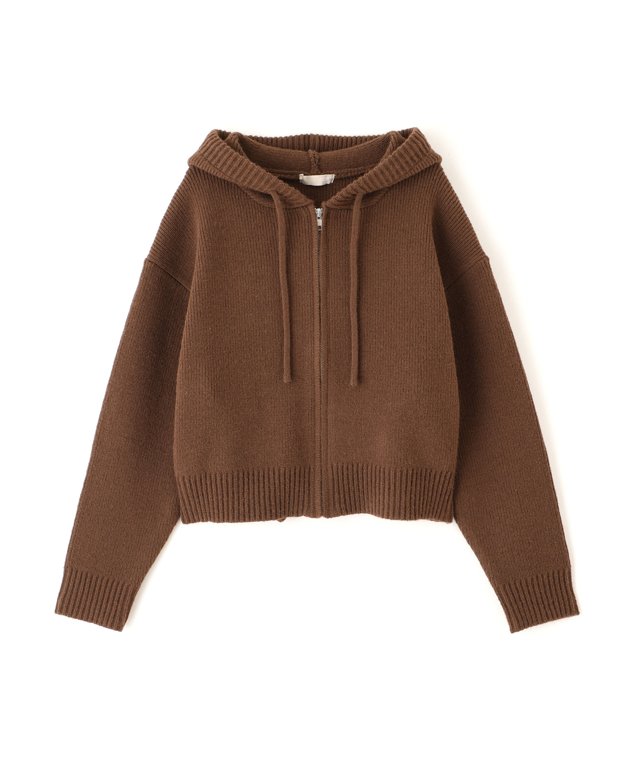  「ジップニットパーカー」|ニット・セーター|