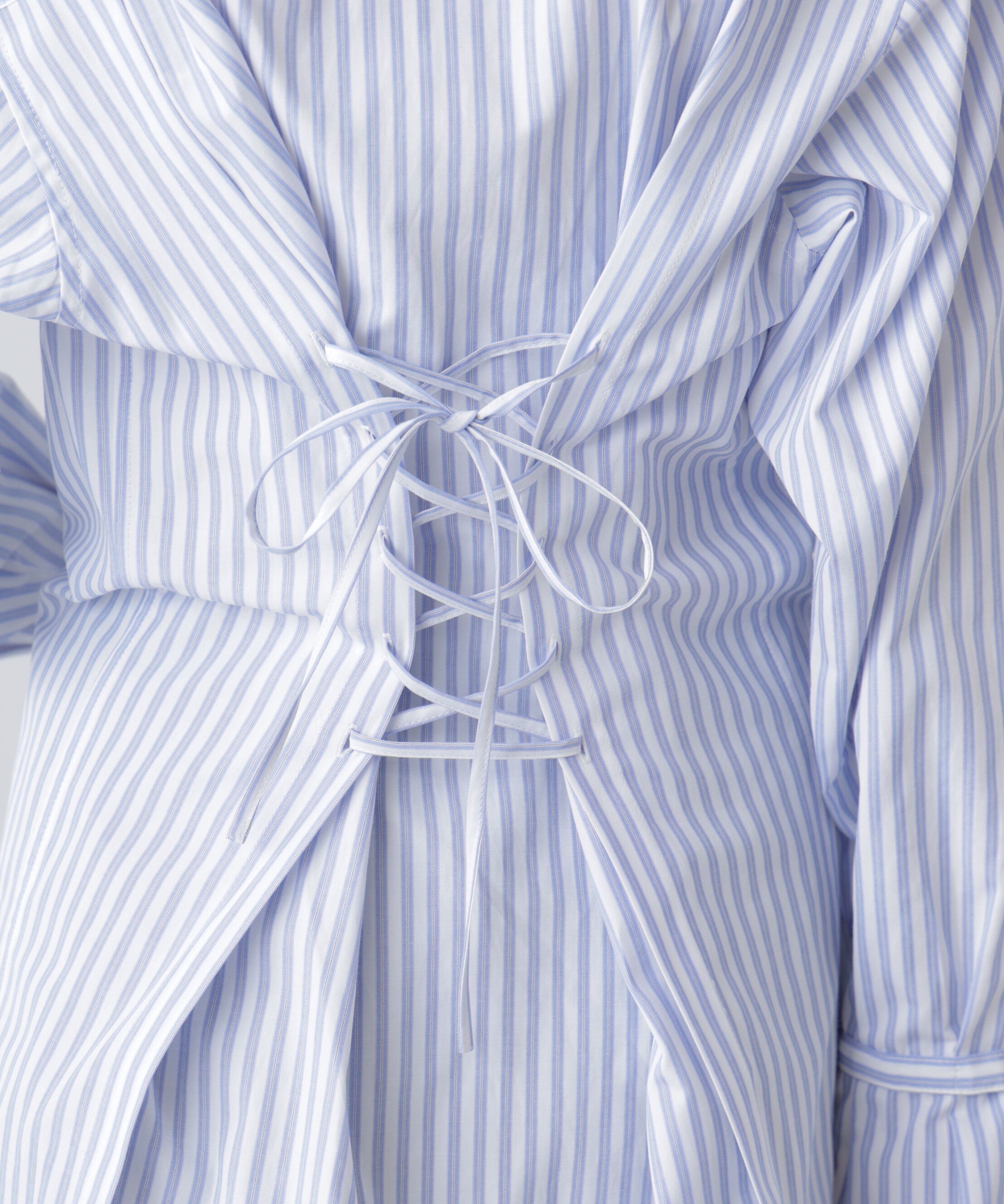  「ウエストシェイプレースアップシャツ」|シャツ・ブラウス|