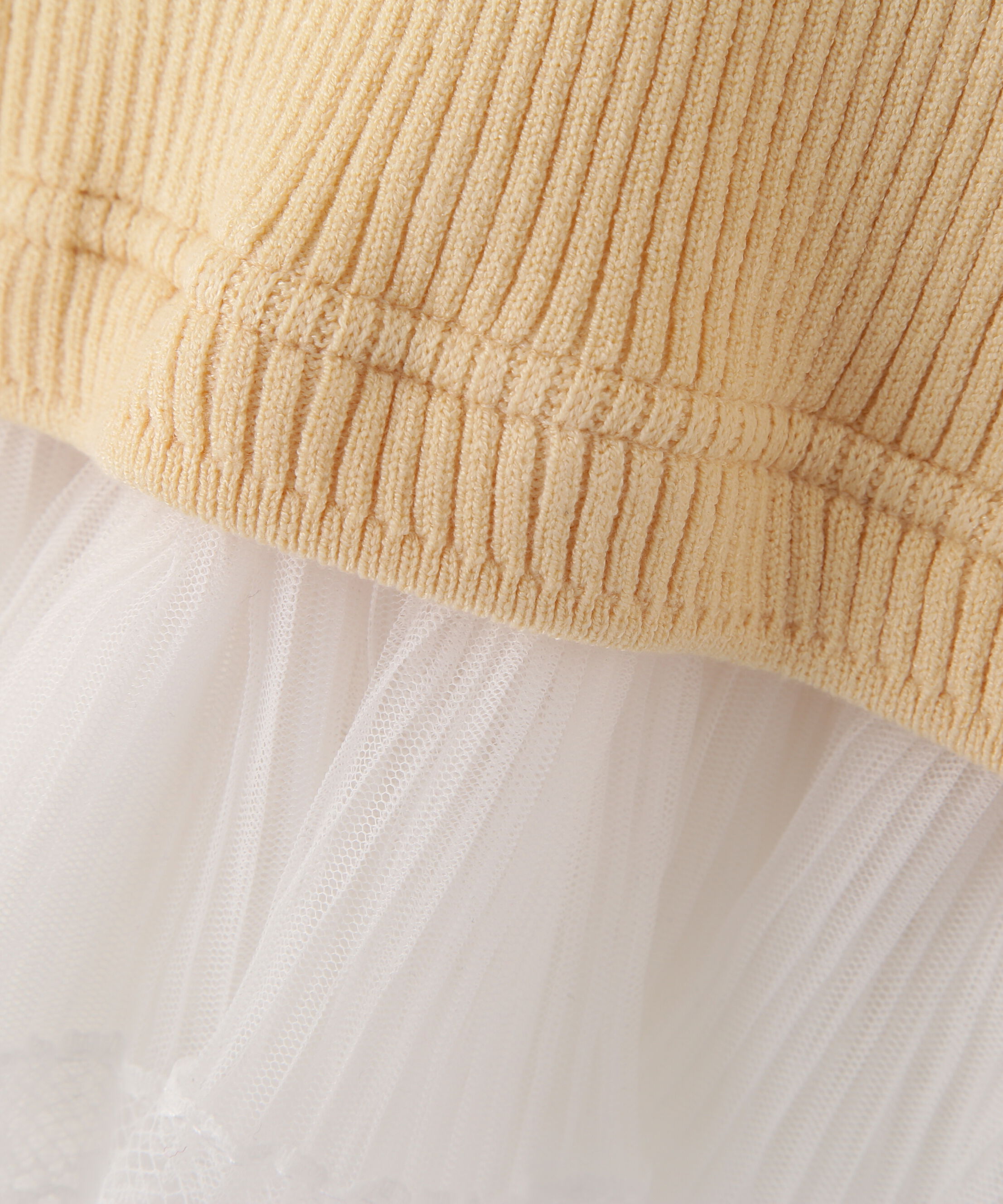  「レイヤードデザインリブニット」|ニット・セーター|