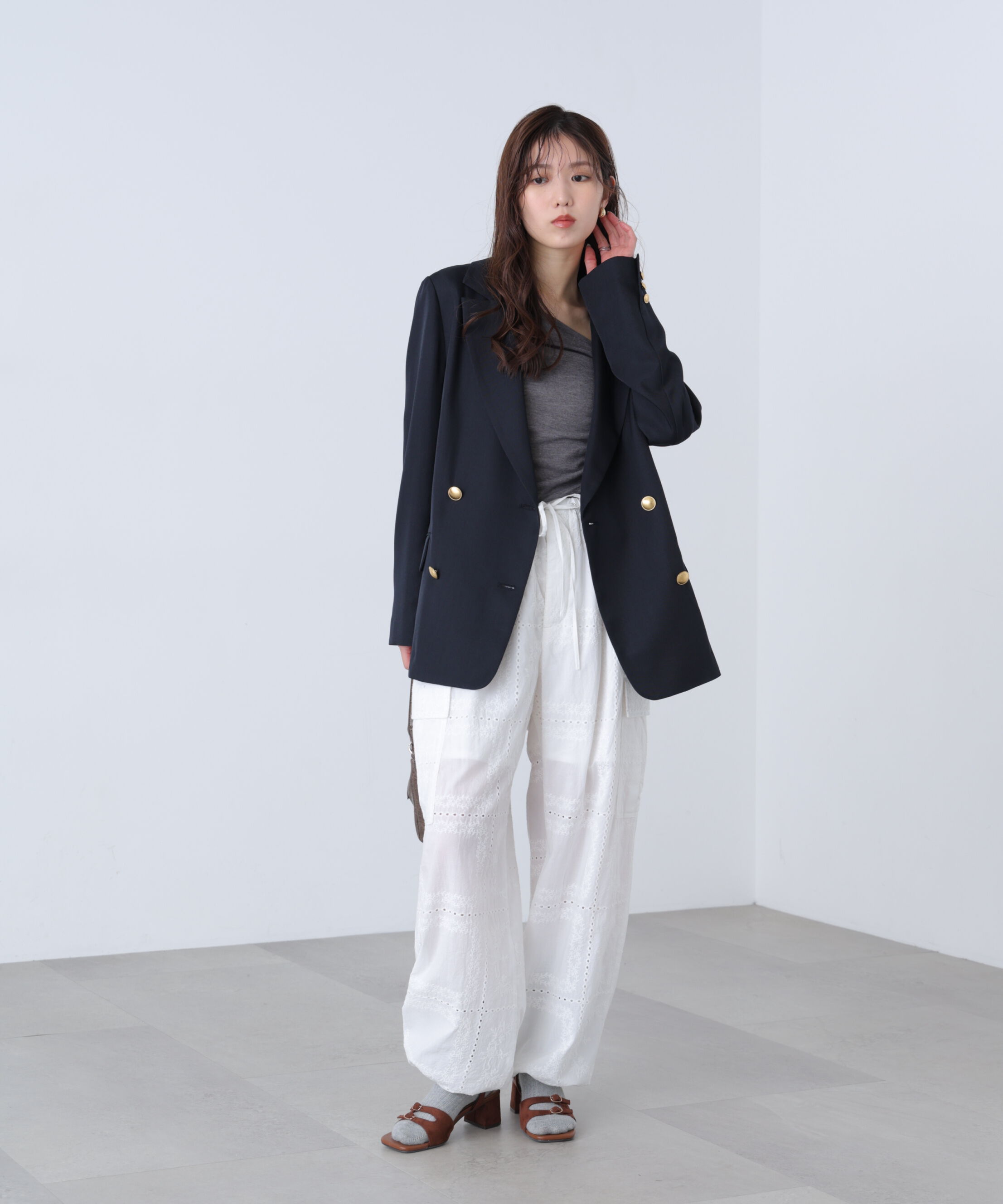  「金ボタンダブルブレストジャケット」|その他|