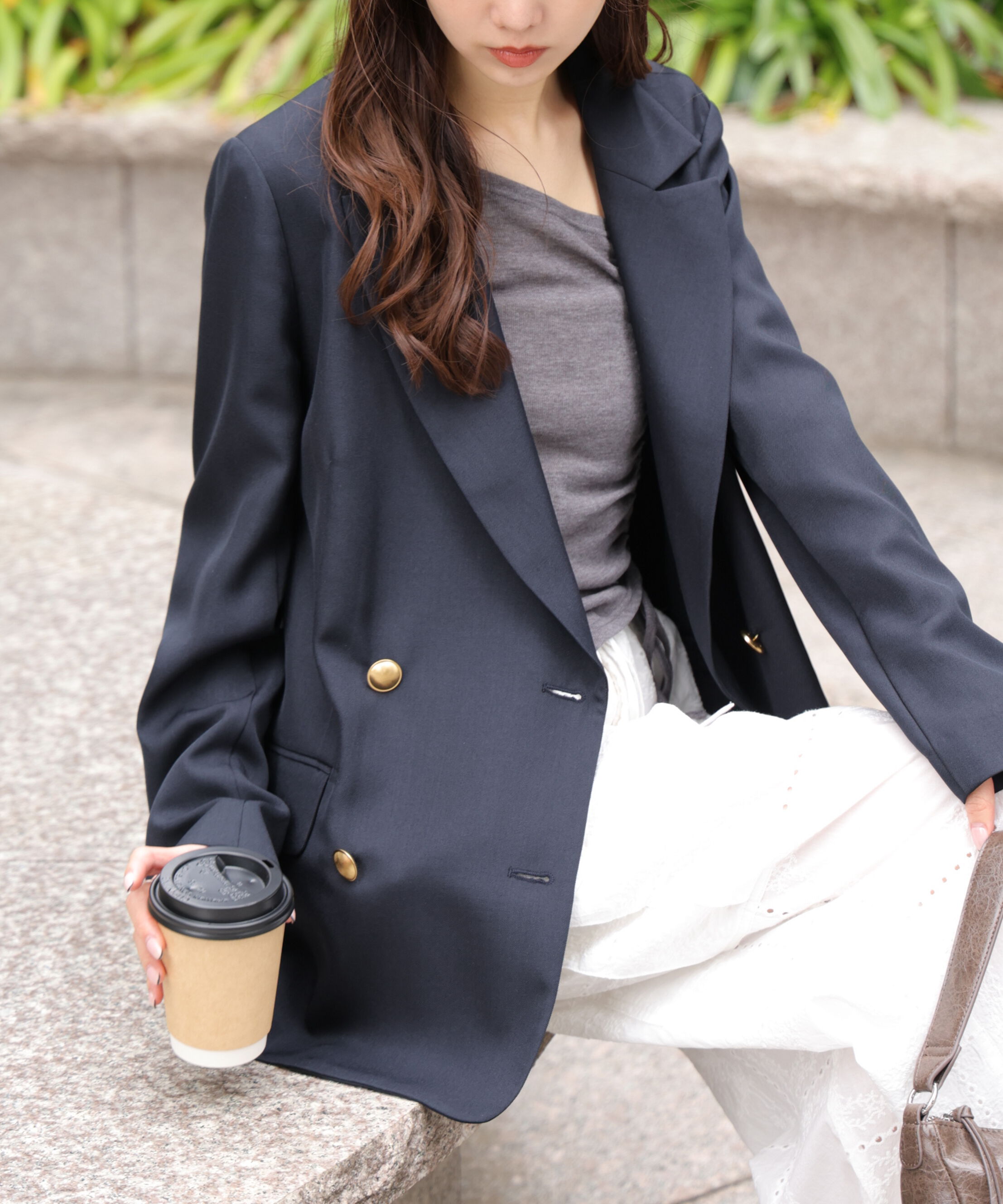  「金ボタンダブルブレストジャケット」|その他|