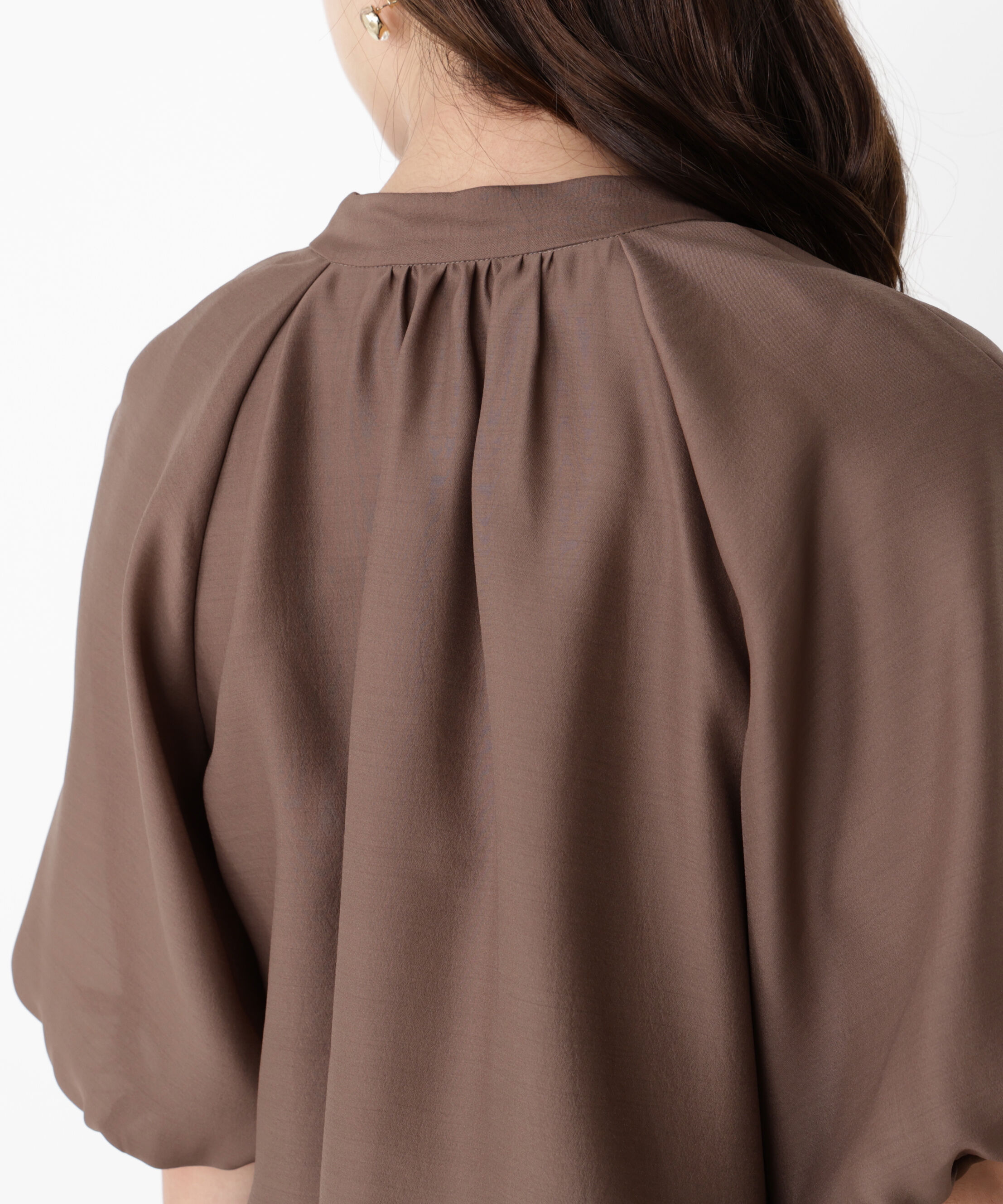 PROPORTION BODY DRESSING「バルーンスリーブリボンブラウス」|シャツ・ブラウス|