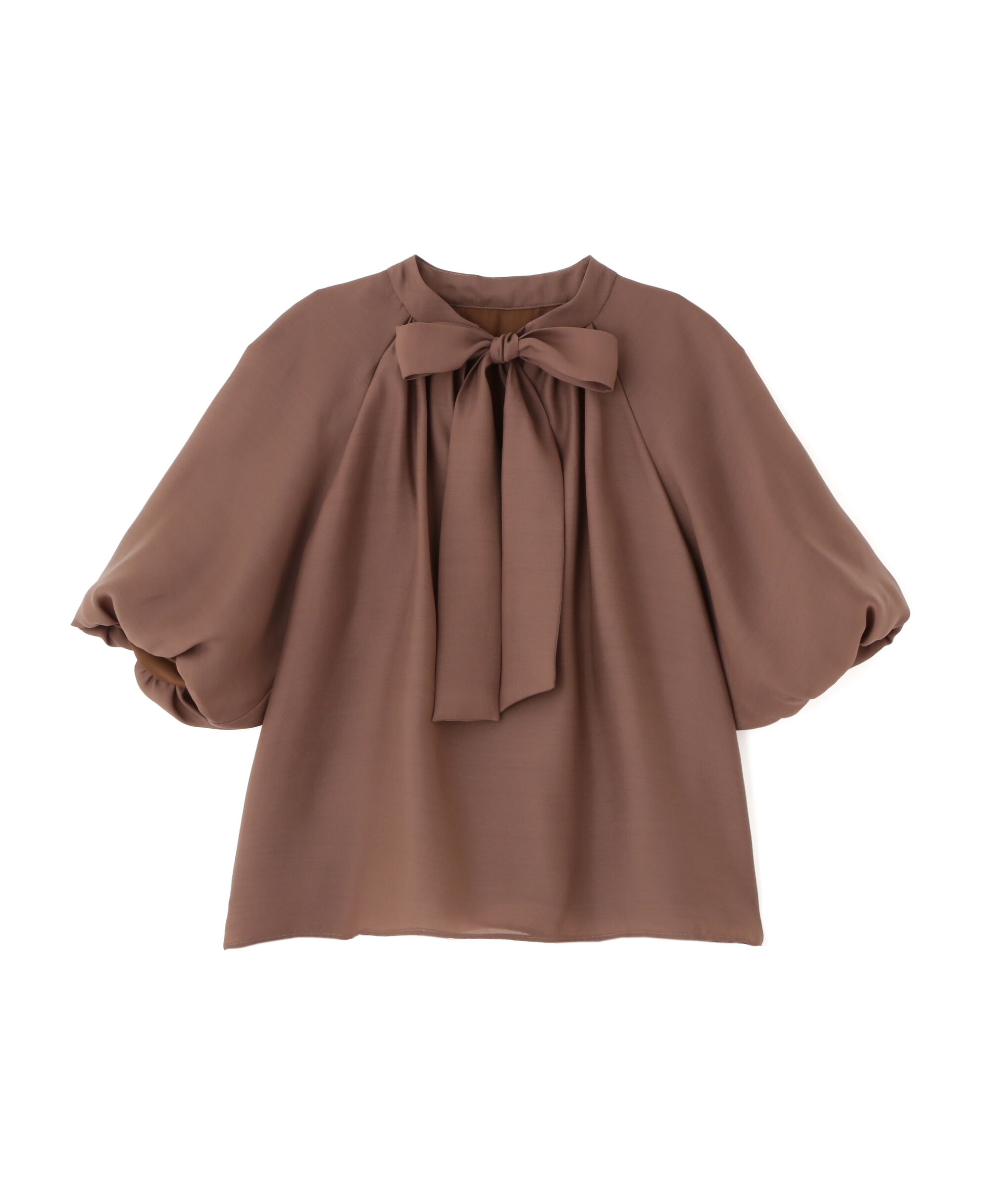 PROPORTION BODY DRESSING「バルーンスリーブリボンブラウス」|シャツ・ブラウス|