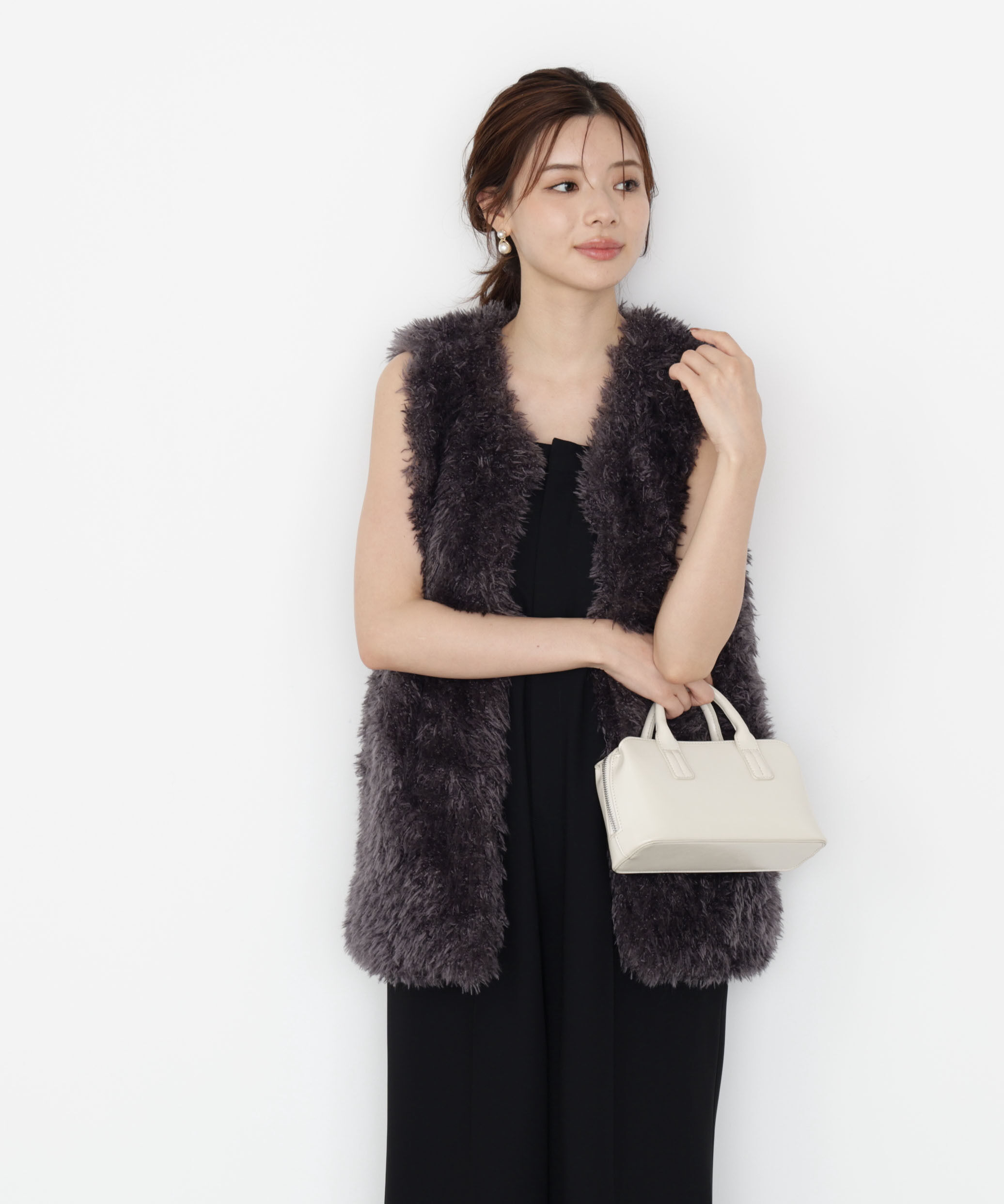 PROPORTION BODY DRESSING「フェイクファージレ 25AW」|ブルゾン・スタジャン|