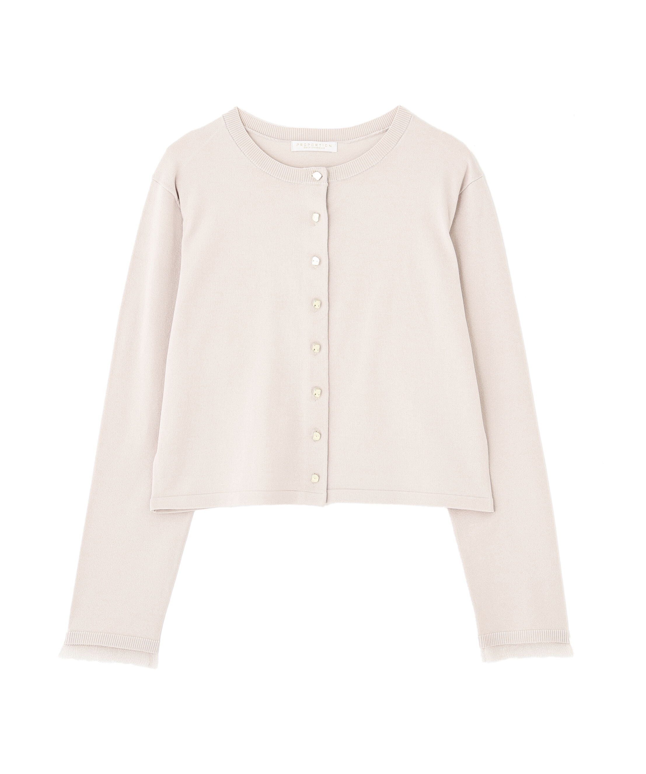 PROPORTION BODY DRESSING「＜ハンドウォッシャブル＞ゴールド釦カーディガン 25AW」|カーディガン|