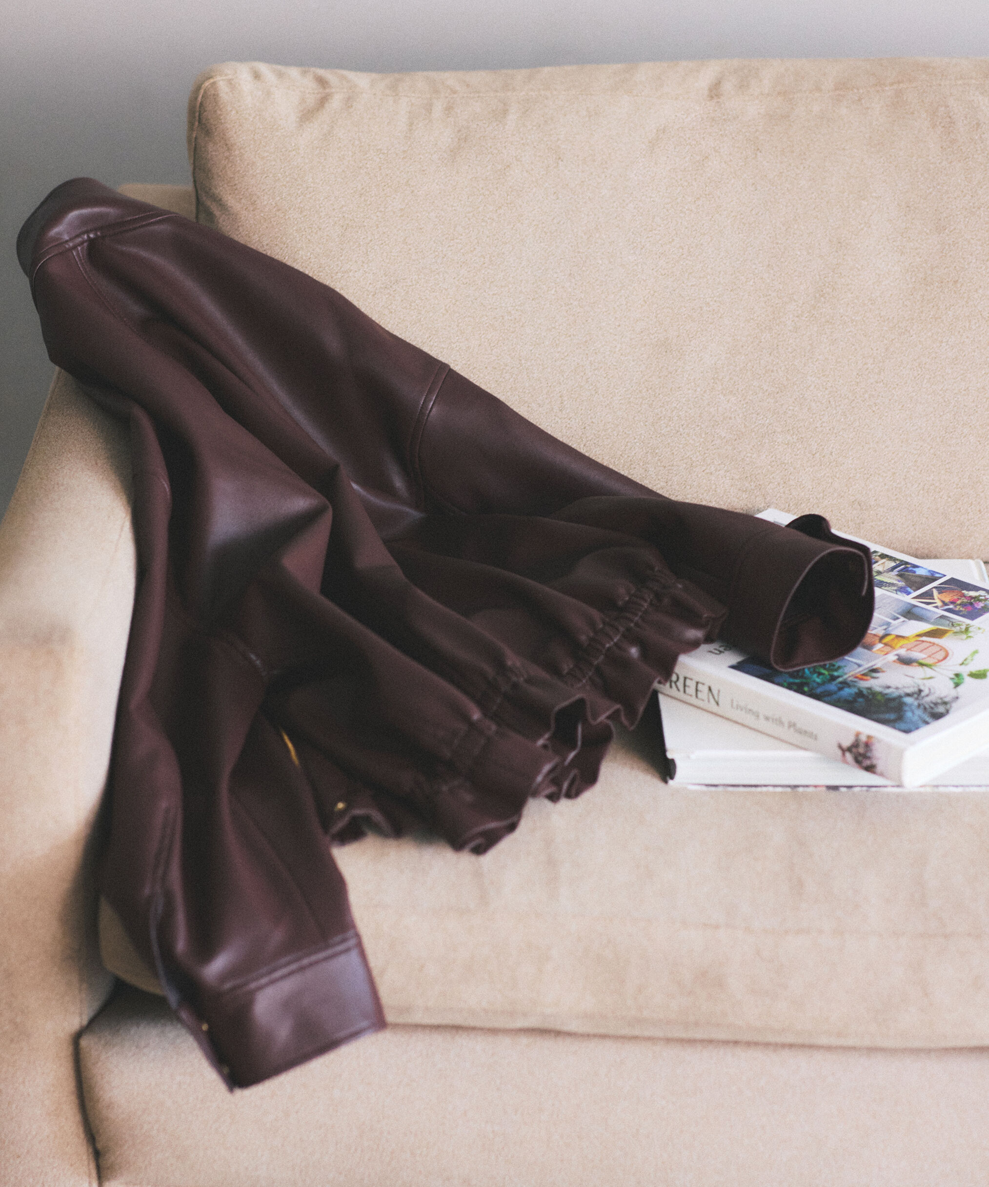 PROPORTION BODY DRESSING「合皮ドロストブルゾン 25AW」|ブルゾン・スタジャン|