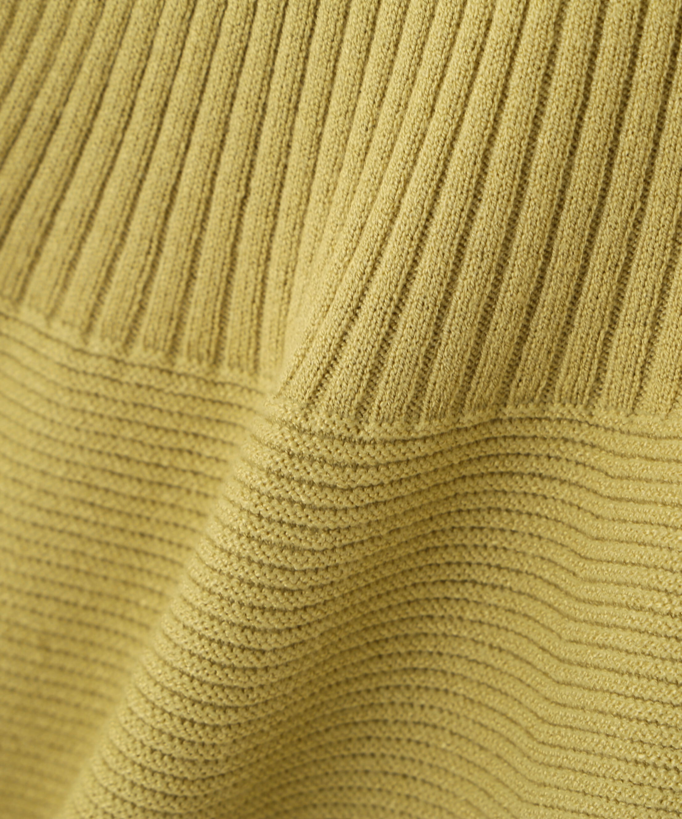 PROPORTION BODY DRESSING「シアー切り替えペプラムニット 25AW」|ニット・セーター|