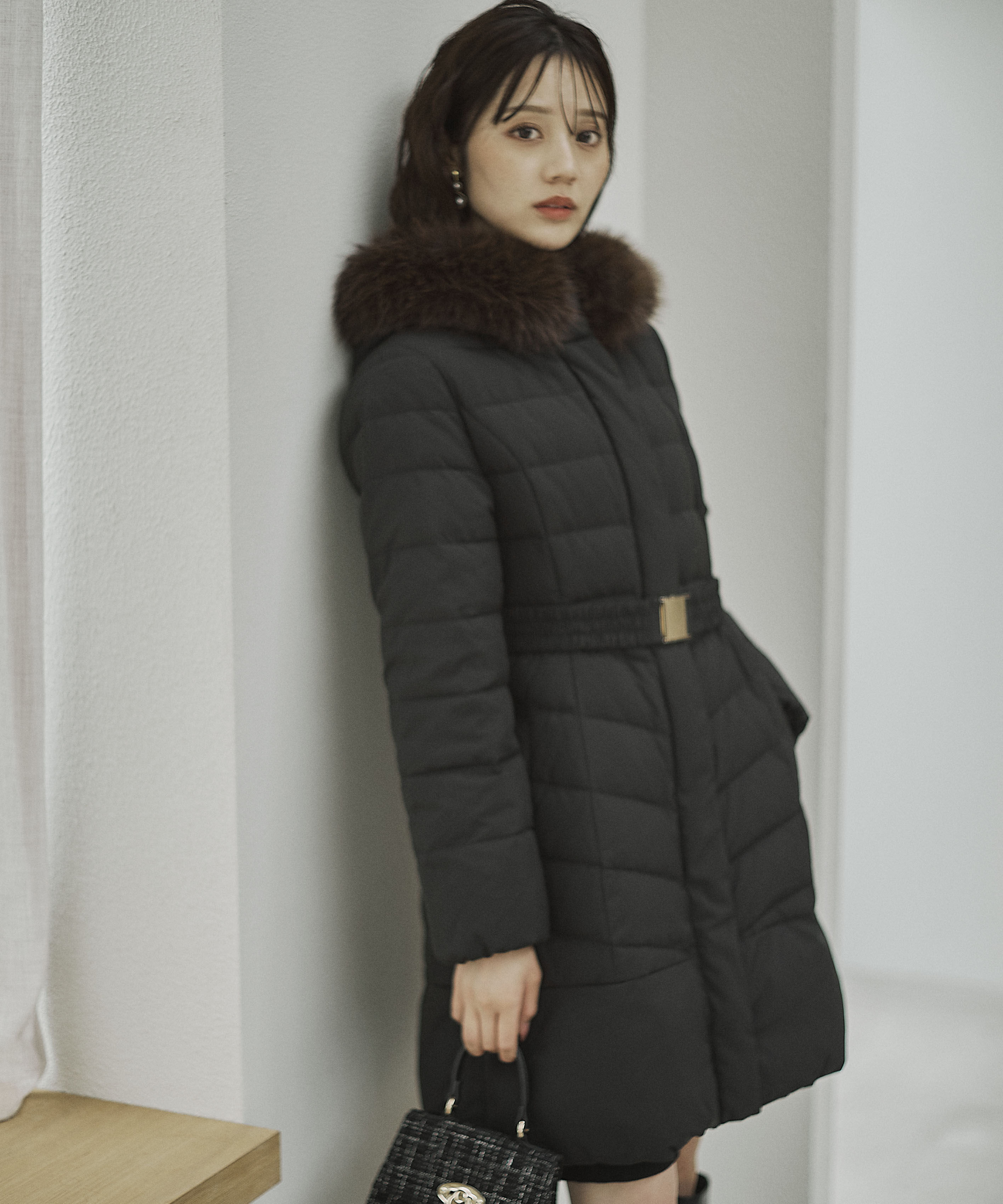 PROPORTION BODY DRESSING「ベルト付ダウン 25AW」|その他|