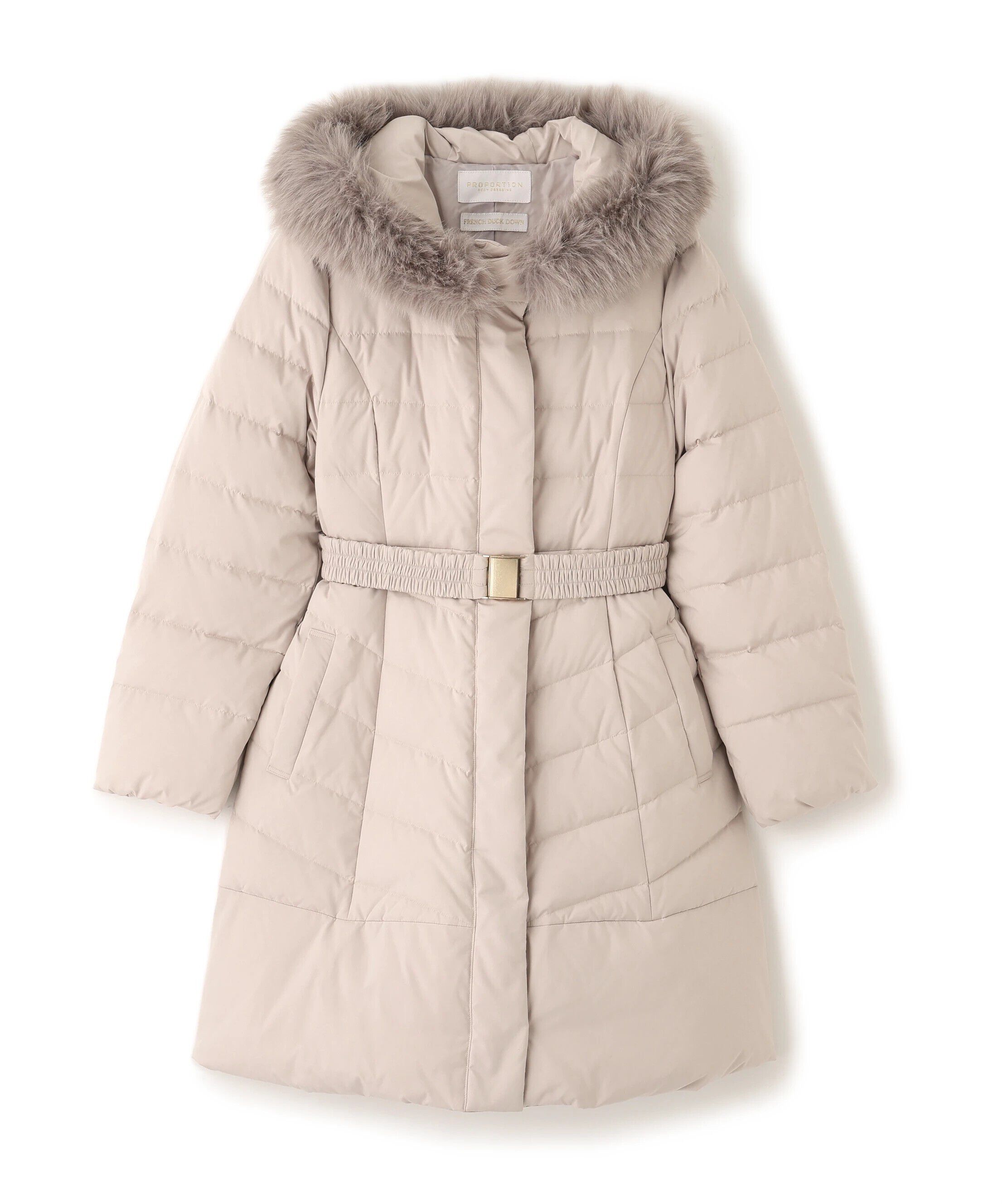 PROPORTION BODY DRESSING「ベルト付ダウン 25AW」|その他|