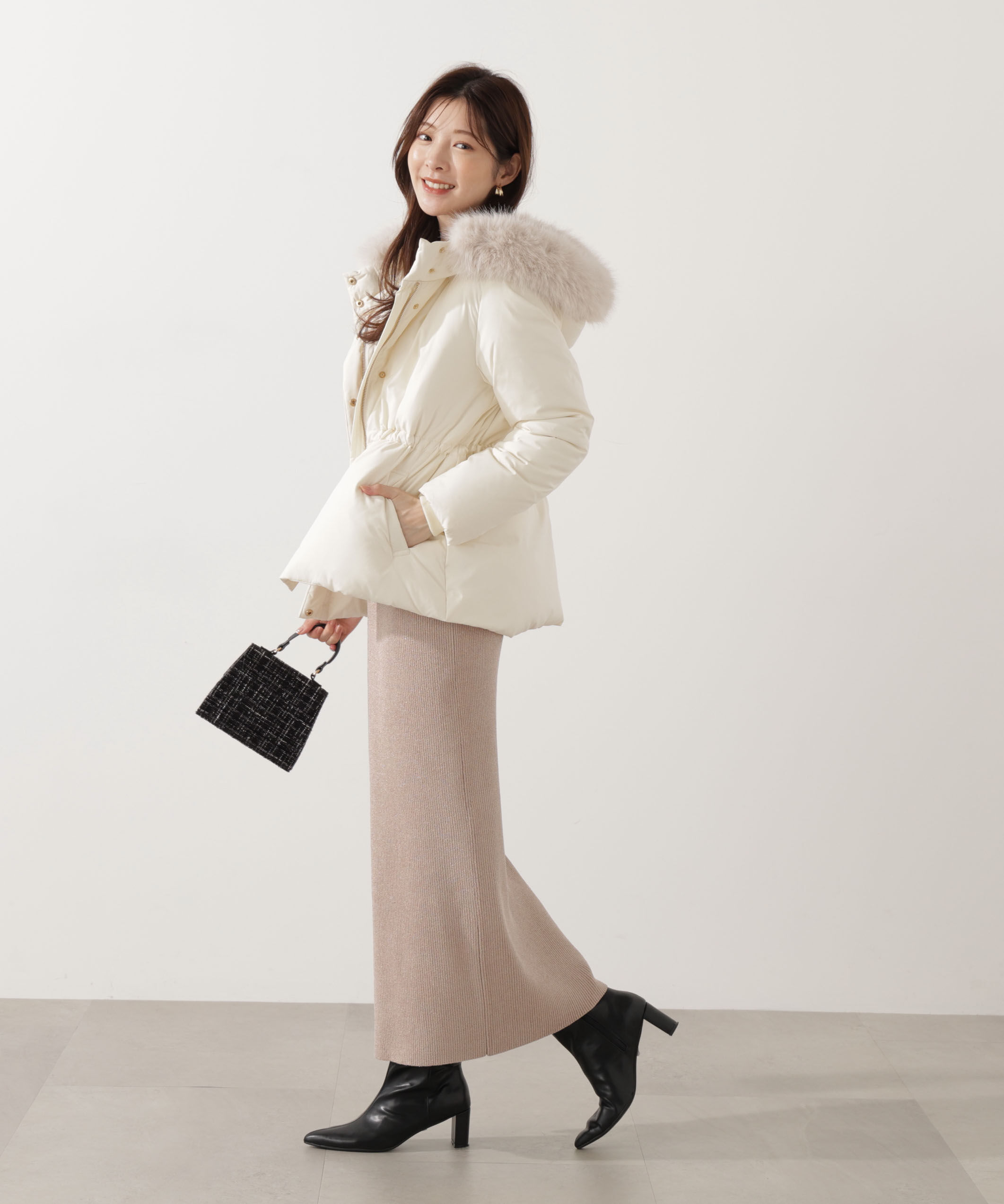 PROPORTION BODY DRESSING「ウエストマークショートダウン 25AW」|ブルゾン・スタジャン|