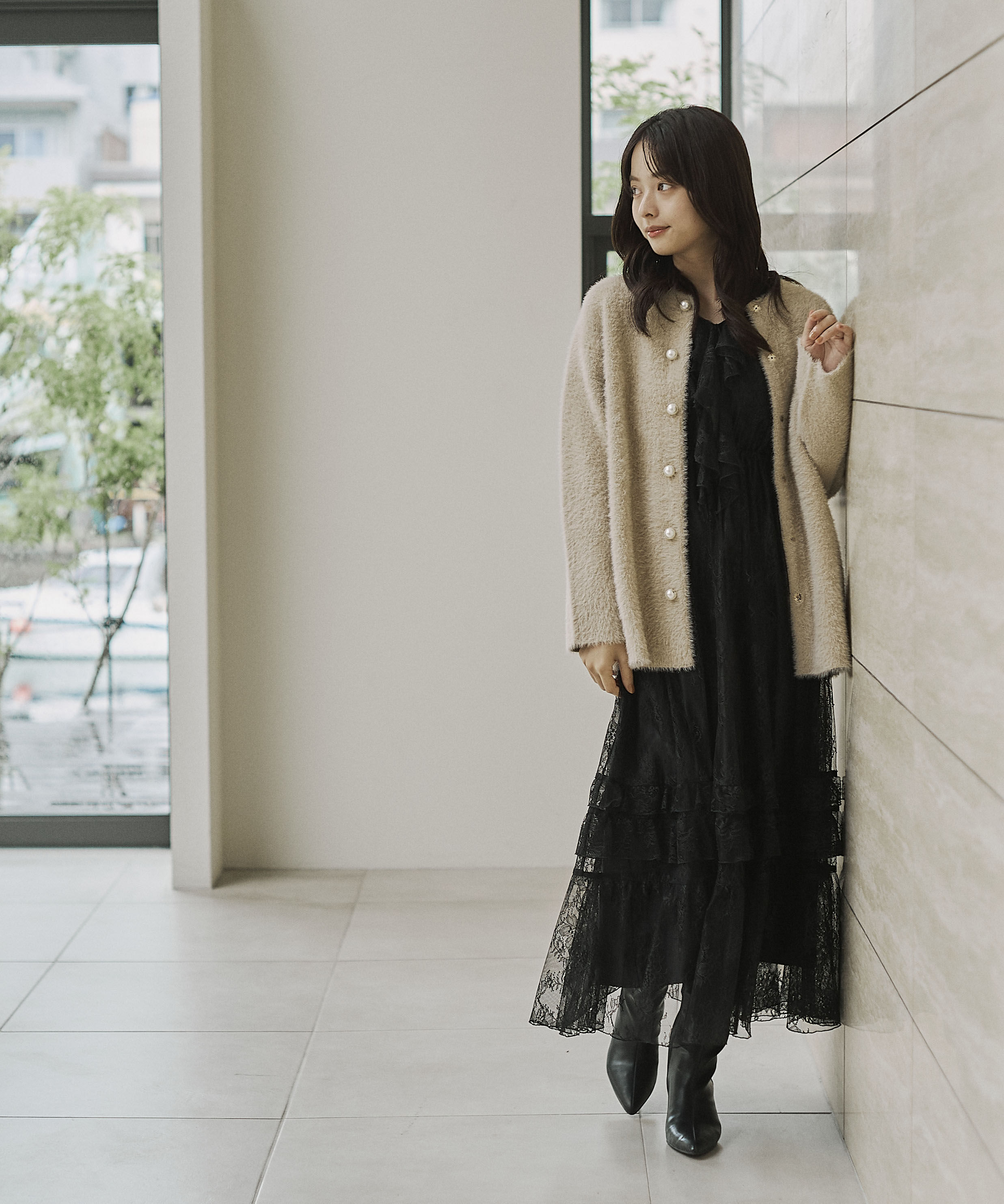 PROPORTION BODY DRESSING「フェザージャコット 25AW」|ブルゾン・スタジャン|