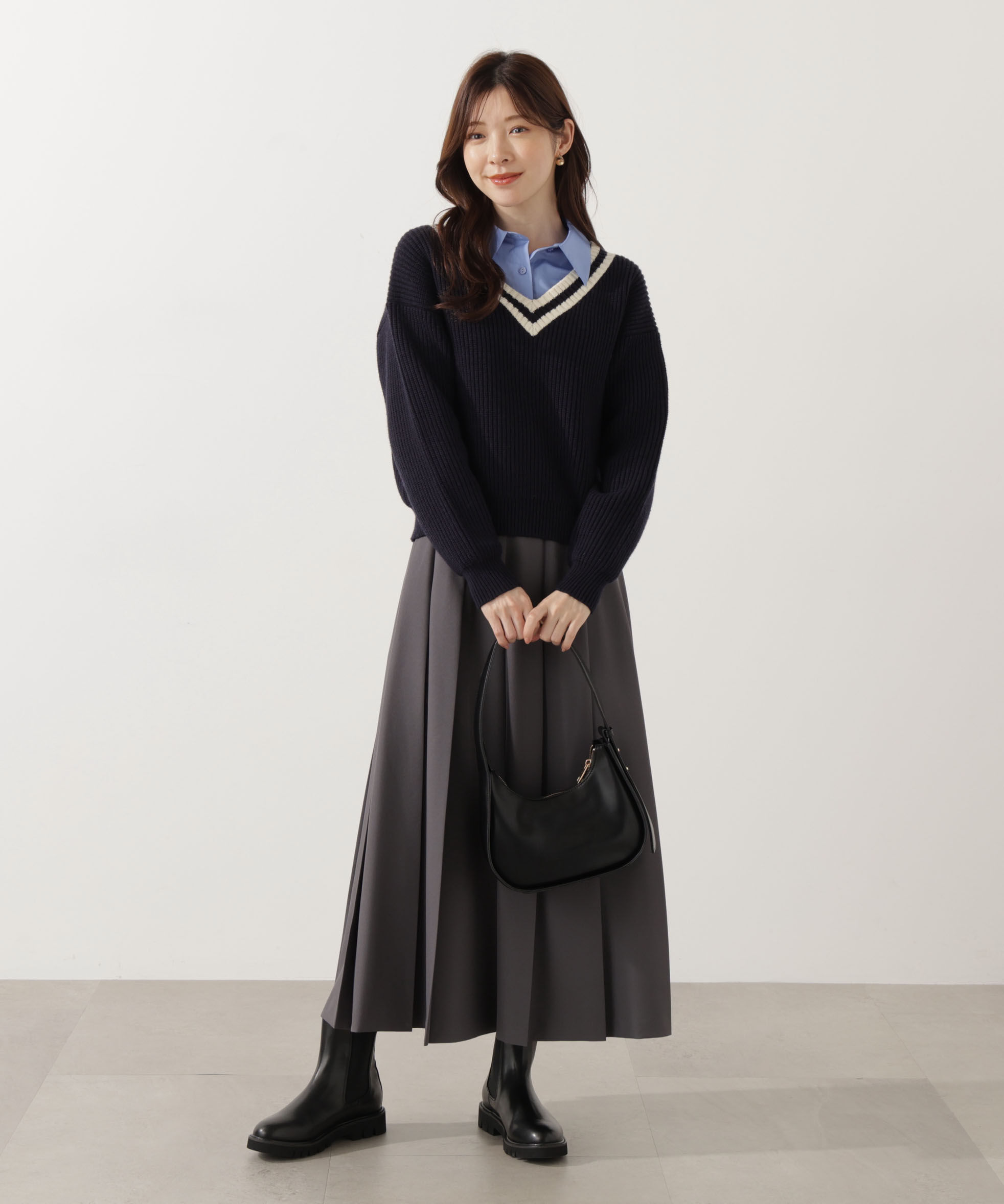 PROPORTION BODY DRESSING「プリーテッドスカート 25AW」|スカート|