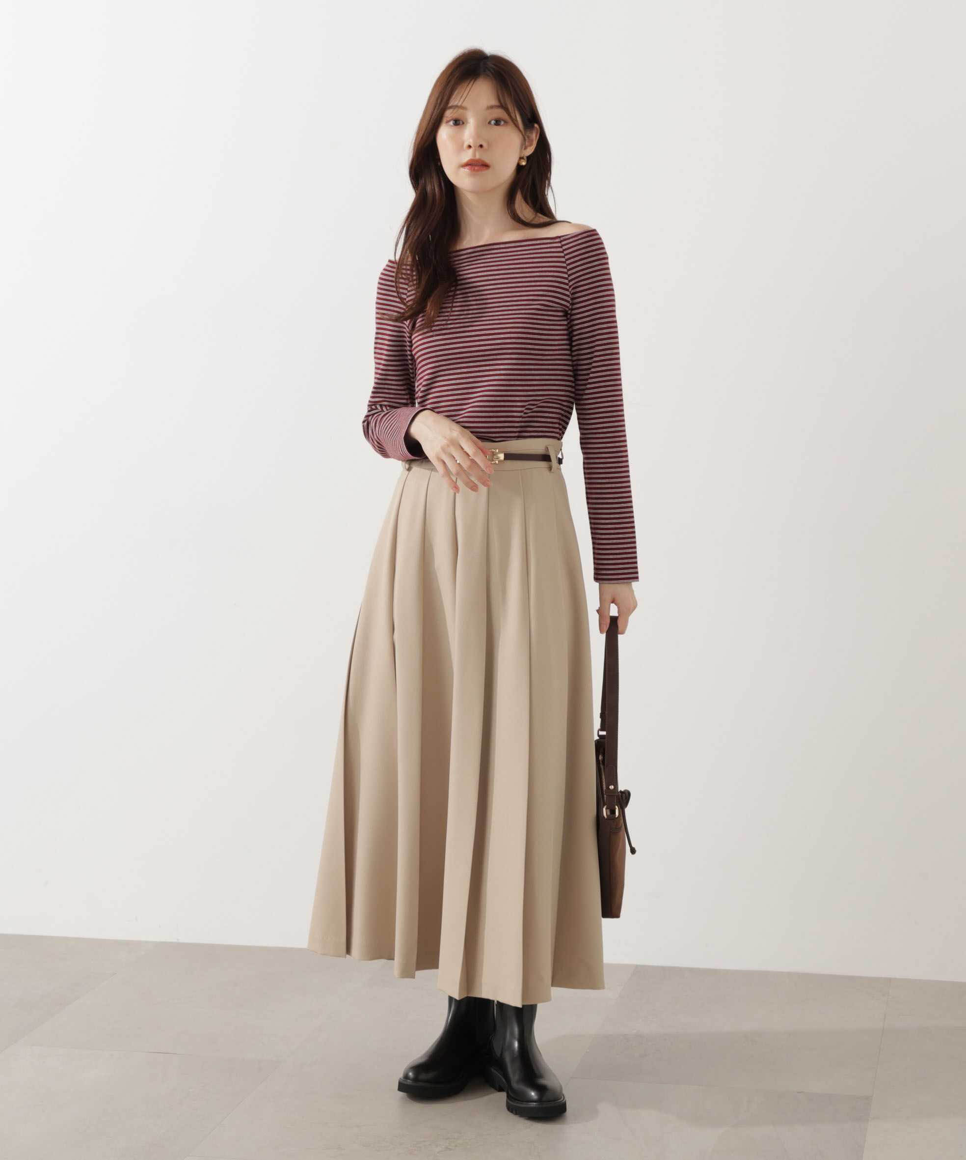PROPORTION BODY DRESSING「プリーテッドスカート 25AW」|スカート|