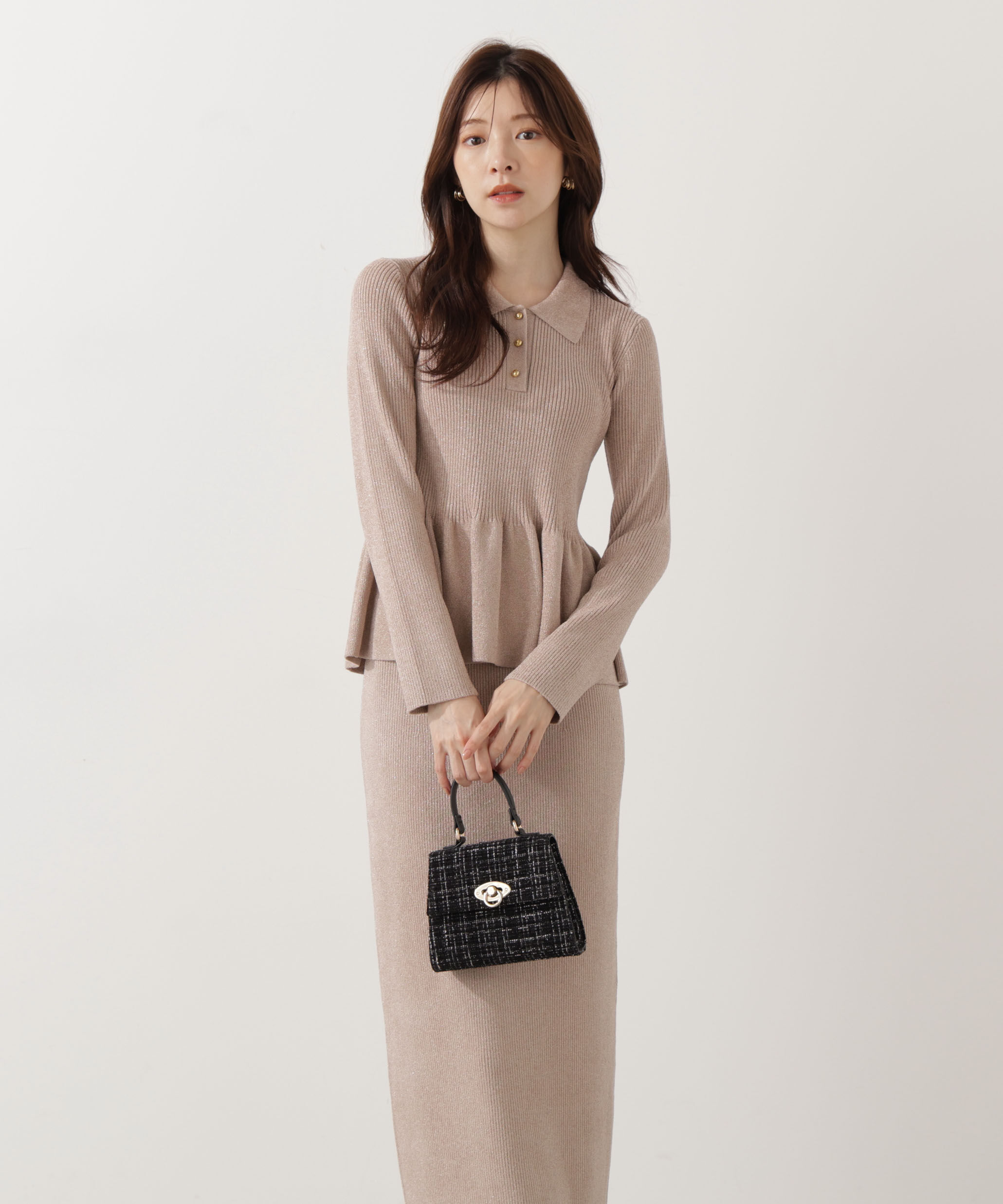 PROPORTION BODY DRESSING「ポロペプラムSETUP」|ワンピース|