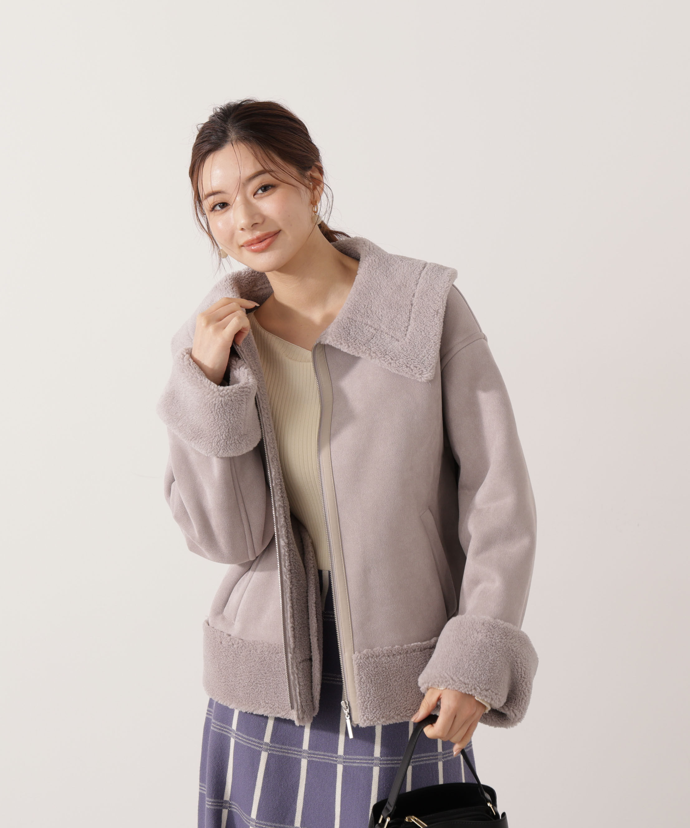 PROPORTION BODY DRESSING「フェイクムートン 25AW」|ブルゾン・スタジャン|