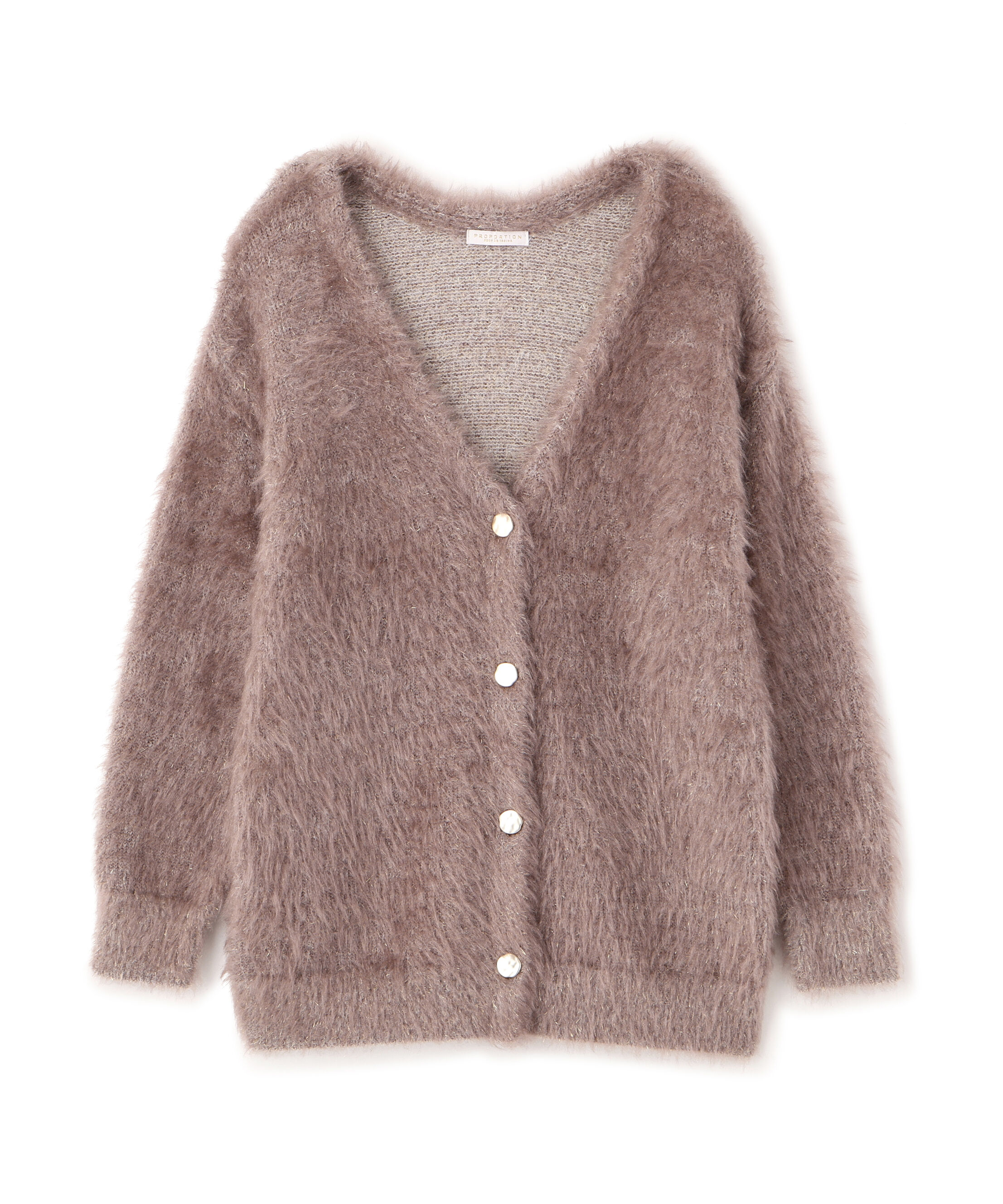 PROPORTION BODY DRESSING「キャットBIGカーディガン 25AW」|カーディガン|