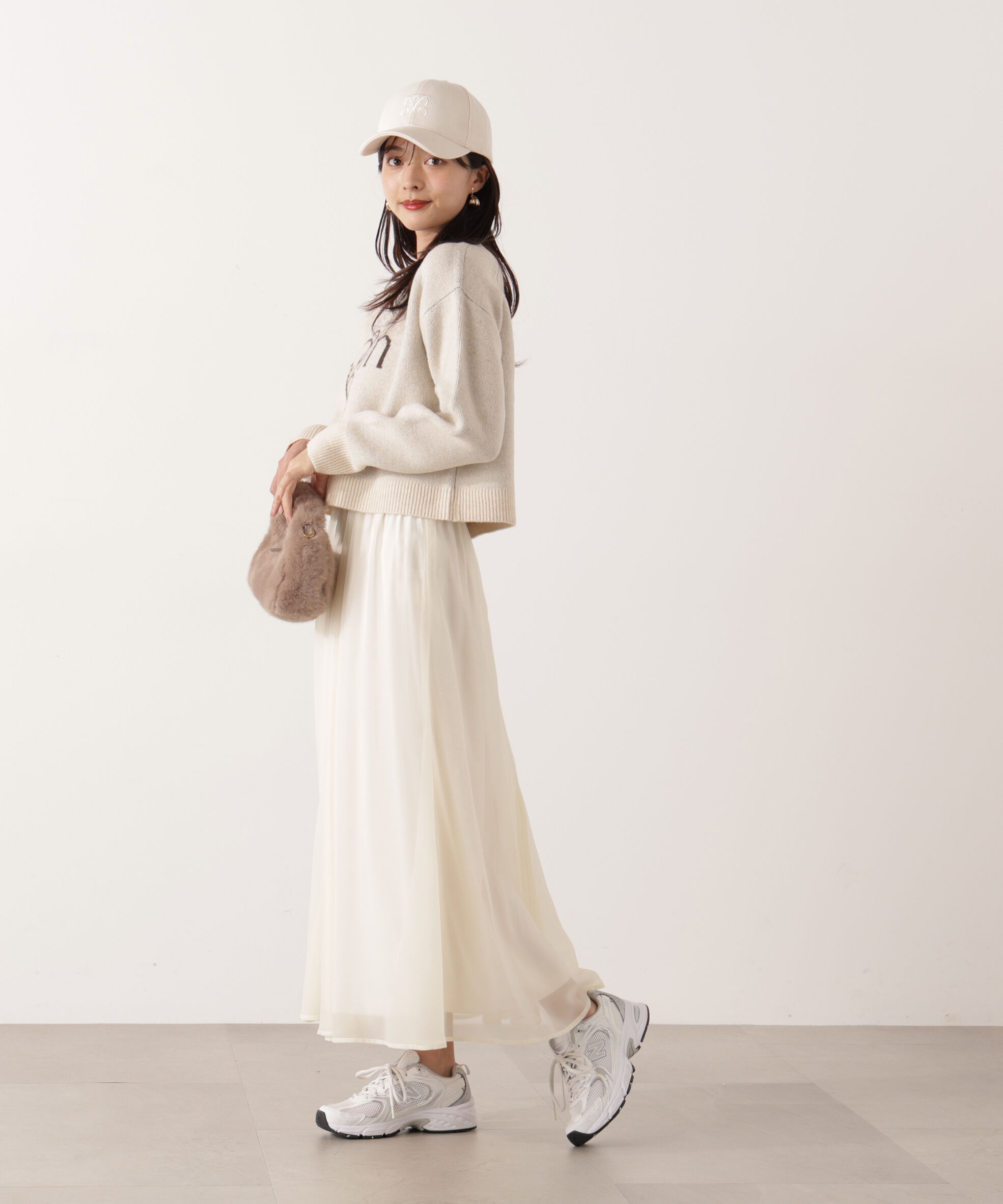 PROPORTION BODY DRESSING「エアリーナローフレアスカート 25AW」|スカート|