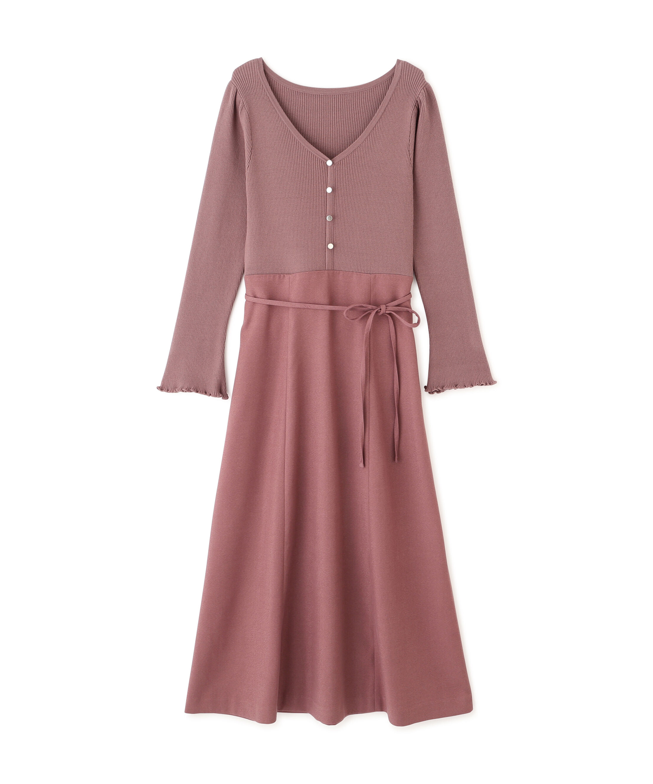 PROPORTION BODY DRESSING「ニットドッキングレディーワンピース 25AW」|ワンピース|