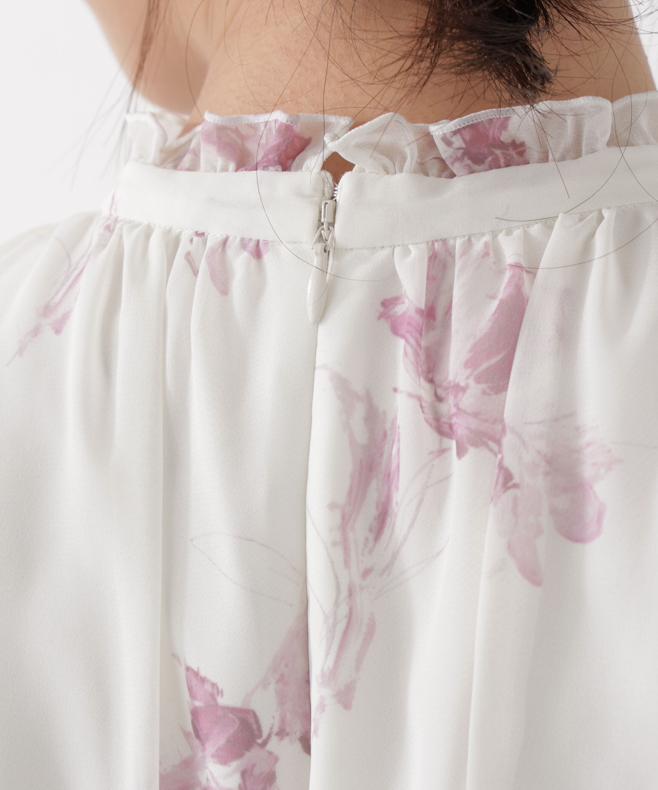 PROPORTION BODY DRESSING「花柄プリントギャザーワンピース」|ワンピース|