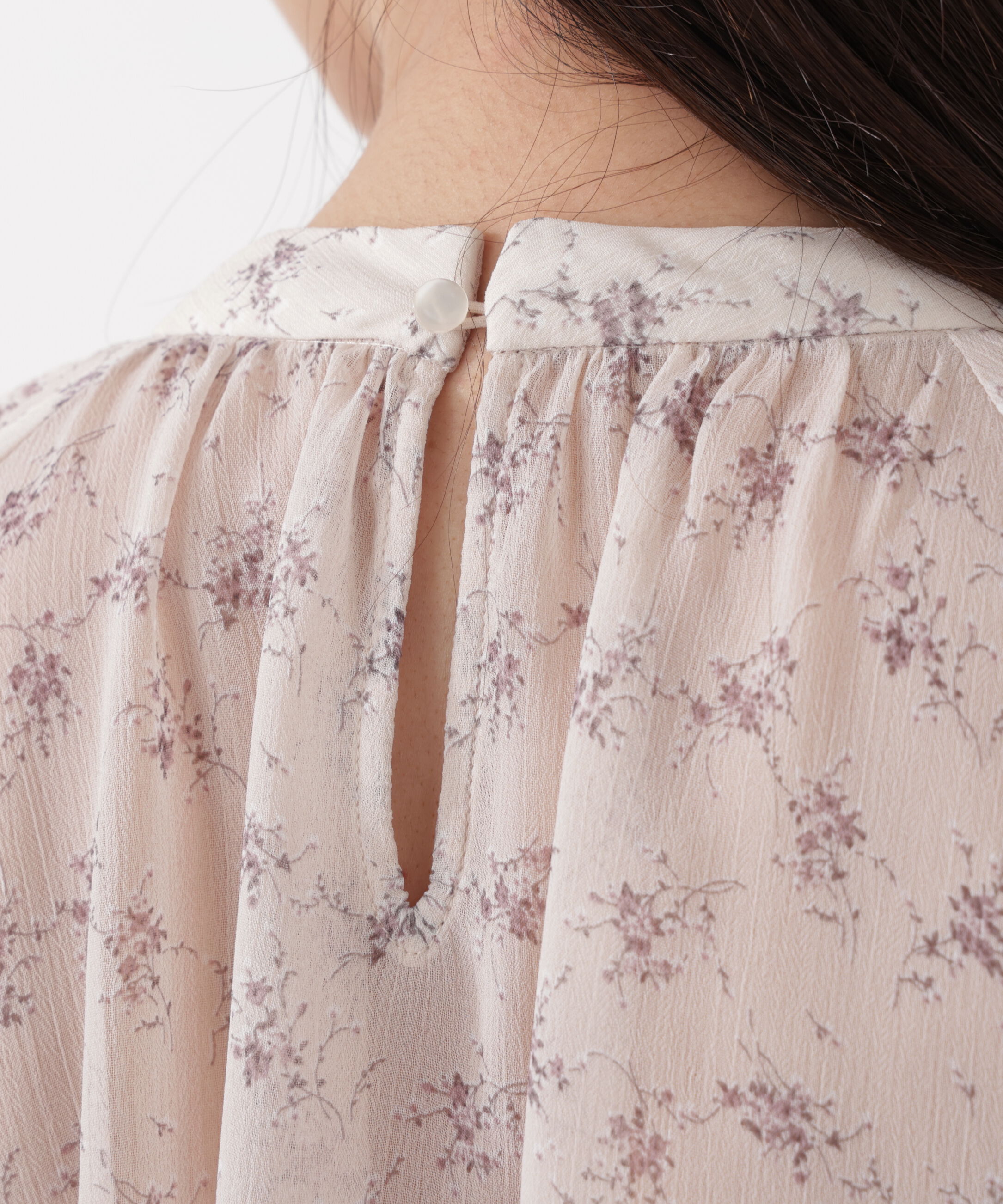 PROPORTION BODY DRESSING「〈a/mie〉ジョーゼットボリュームブラウス　26SS」|シャツ・ブラウス|