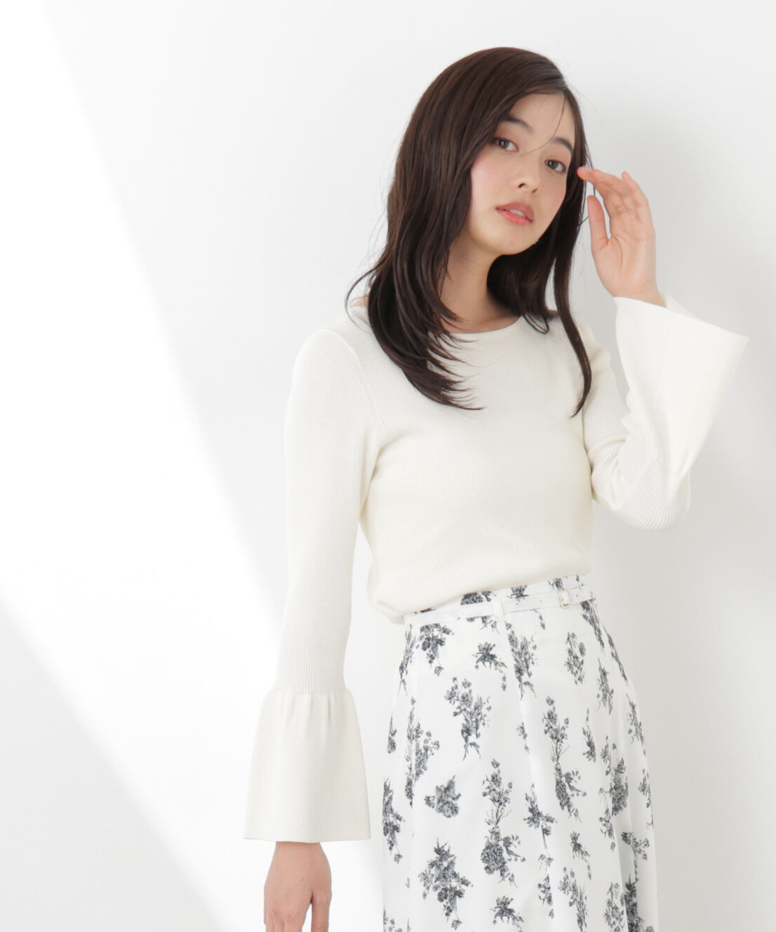 PROPORTION BODY DRESSING「フォルムスリーブニット　26SS」|ニット・セーター|