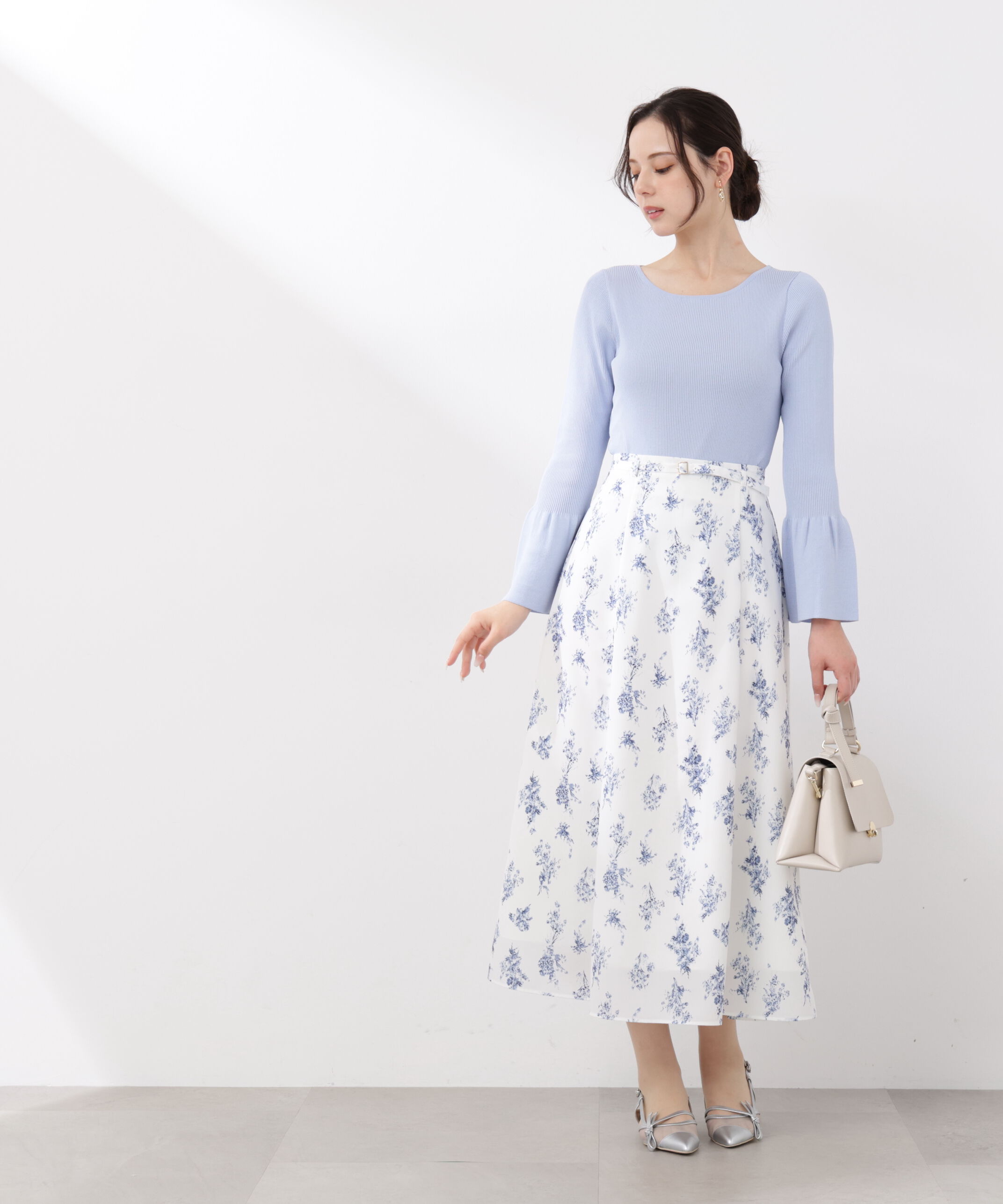 PROPORTION BODY DRESSING「フォルムスリーブニット　26SS」|ニット・セーター|