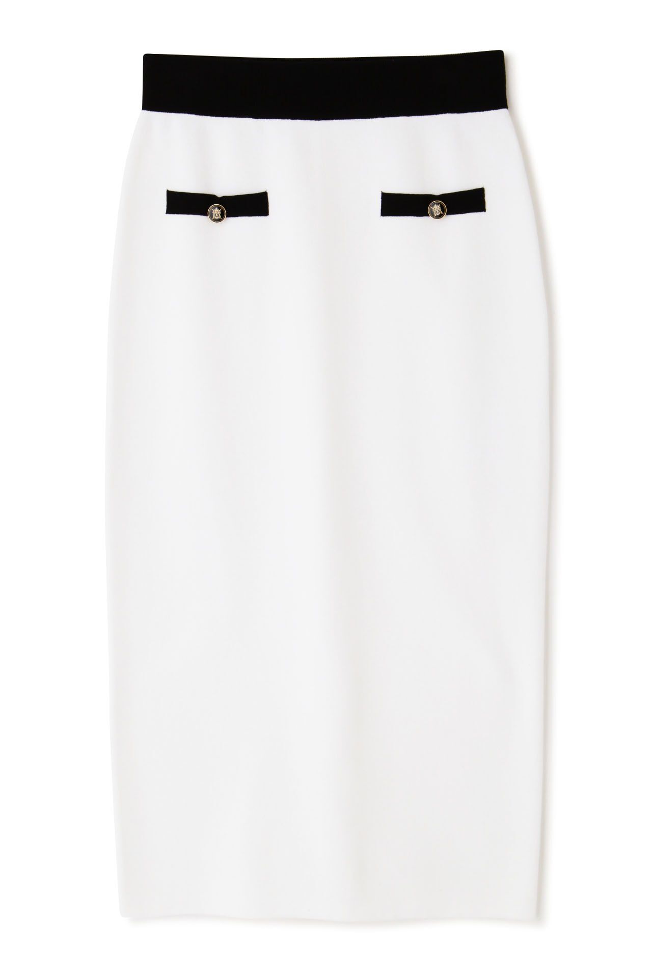  「◆バイカラーニットアップタイトスカート」|スカート|