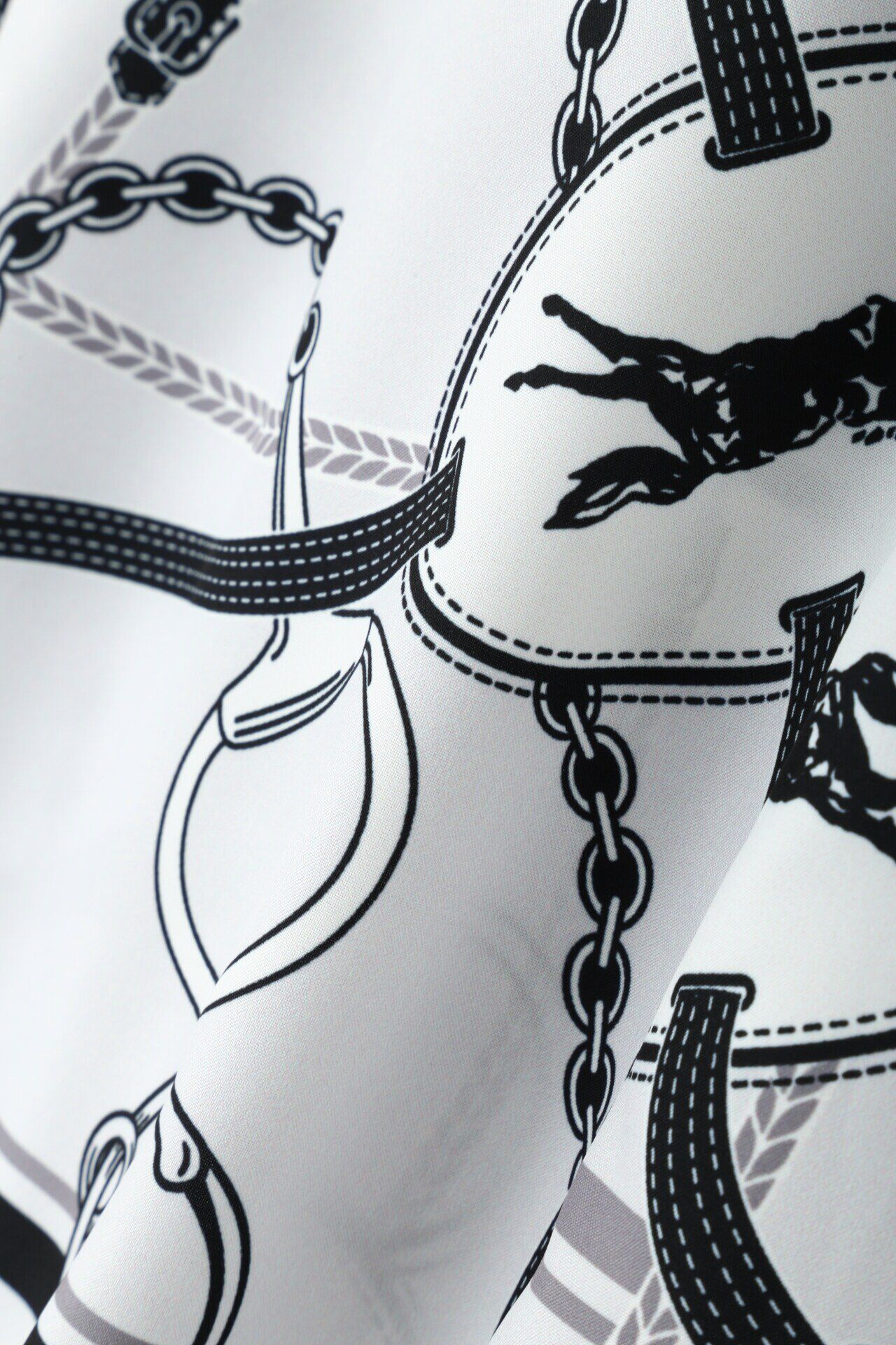  「◆ホースプレートプリントマーメイドワンピース」|ワンピース|