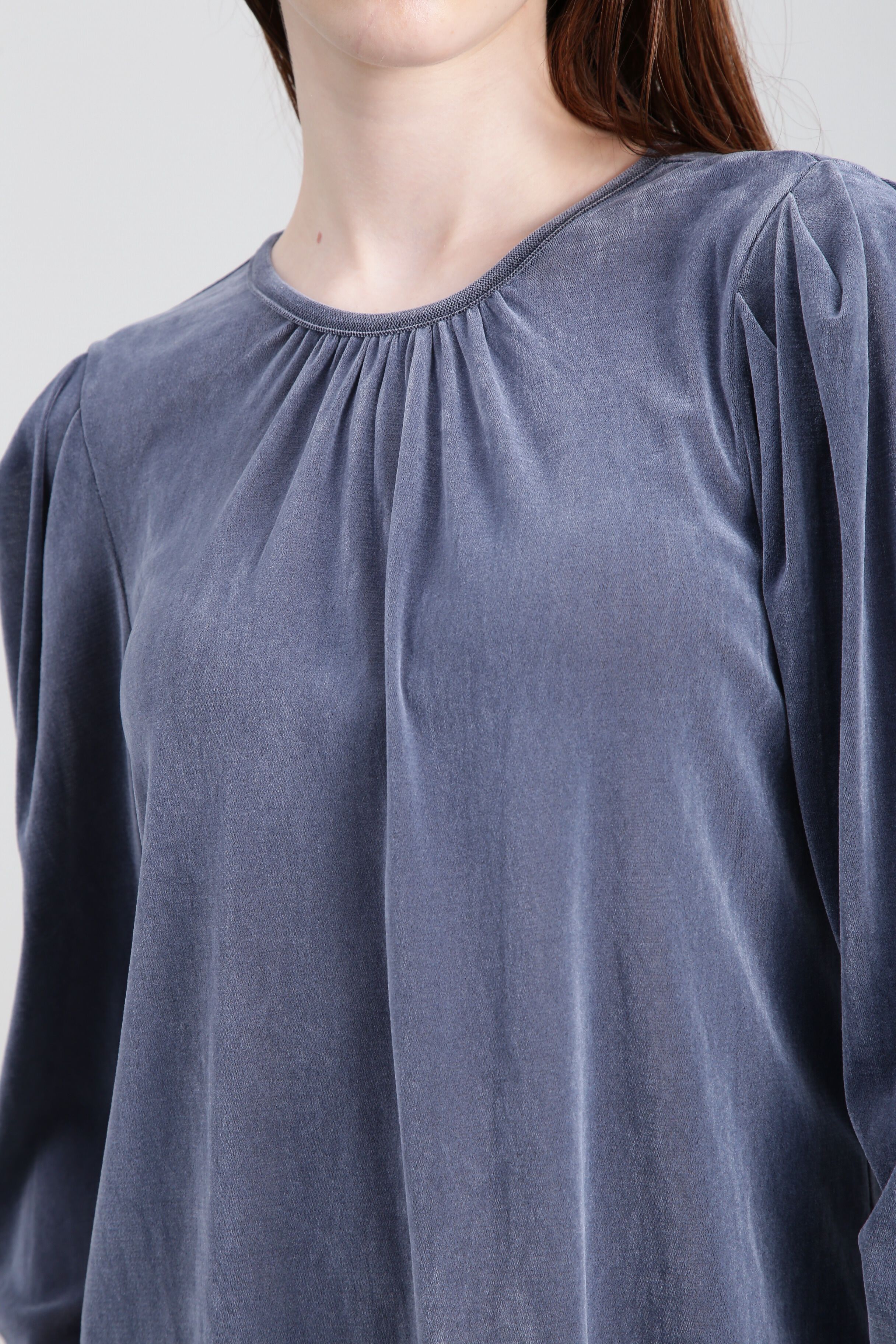  「◆チュールフロッキーパフスリーブプルオーバー」|Tシャツ・カットソー|