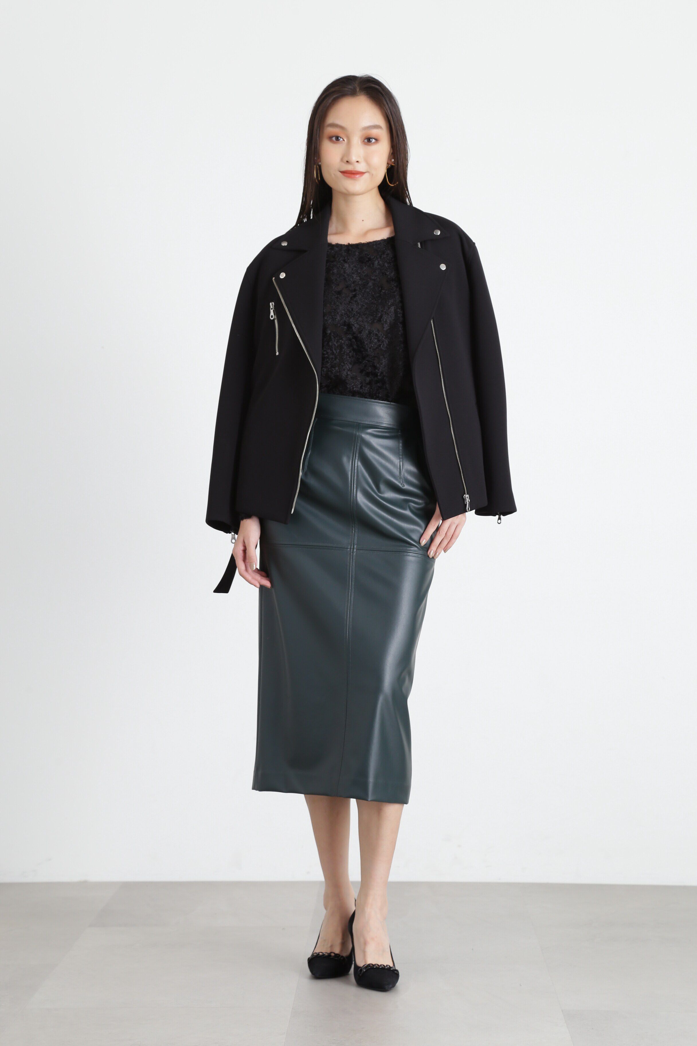  「◆リサイクルカーフィタイトスカート」|スカート|