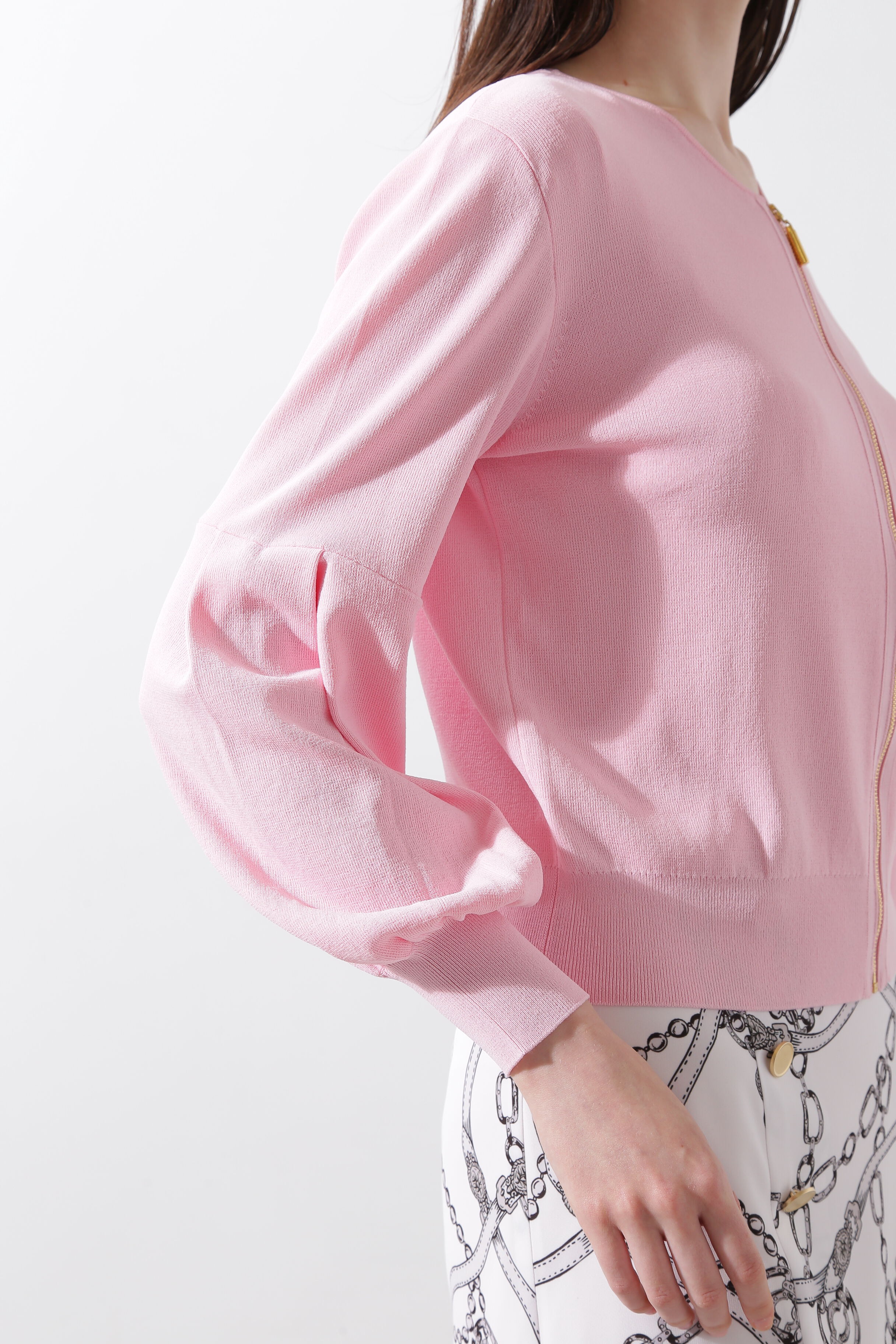  「ジップアップニットブルゾン」|その他|