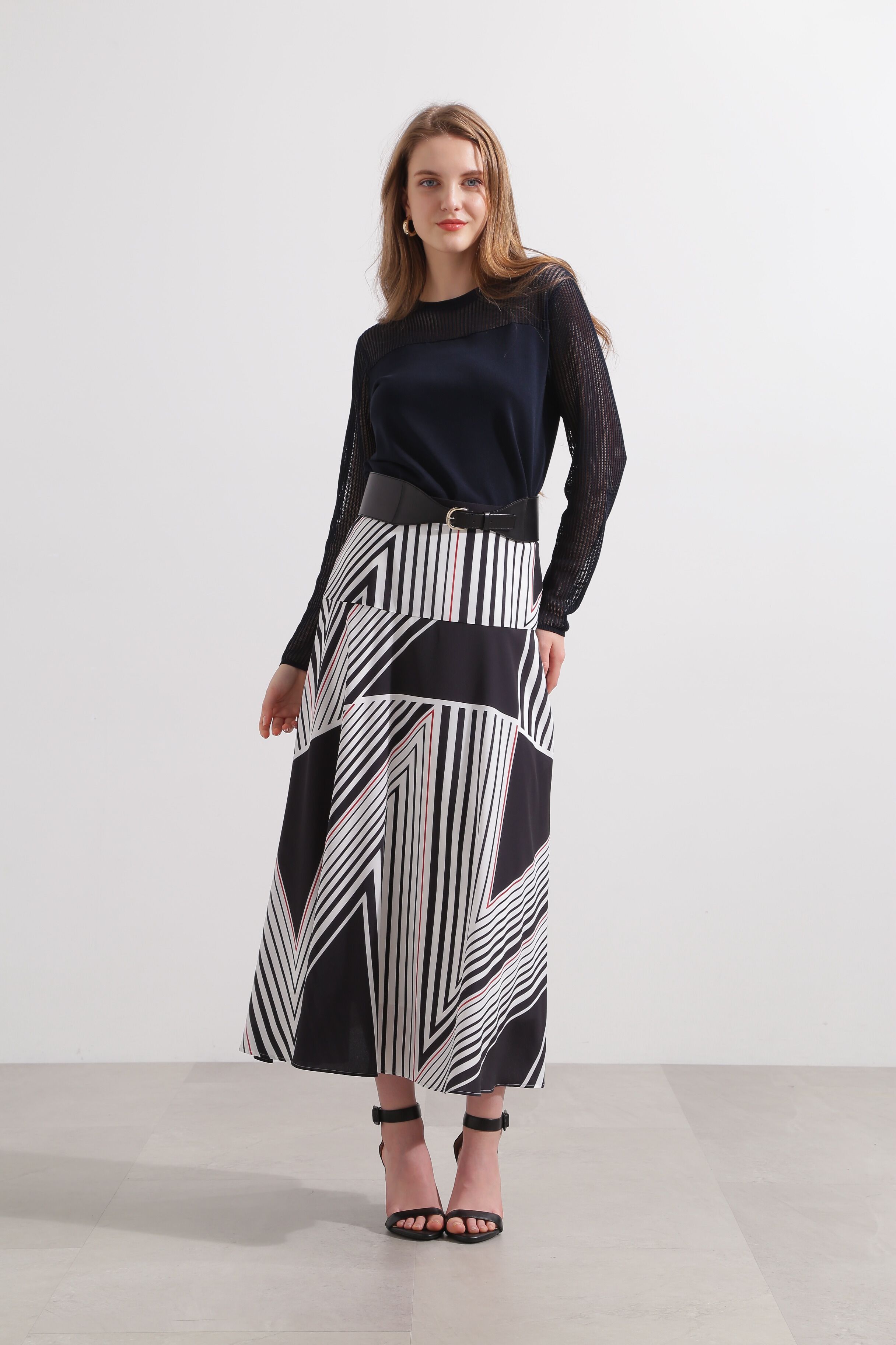  「◆シアーコンビニットプルオーバー」|ニット・セーター|