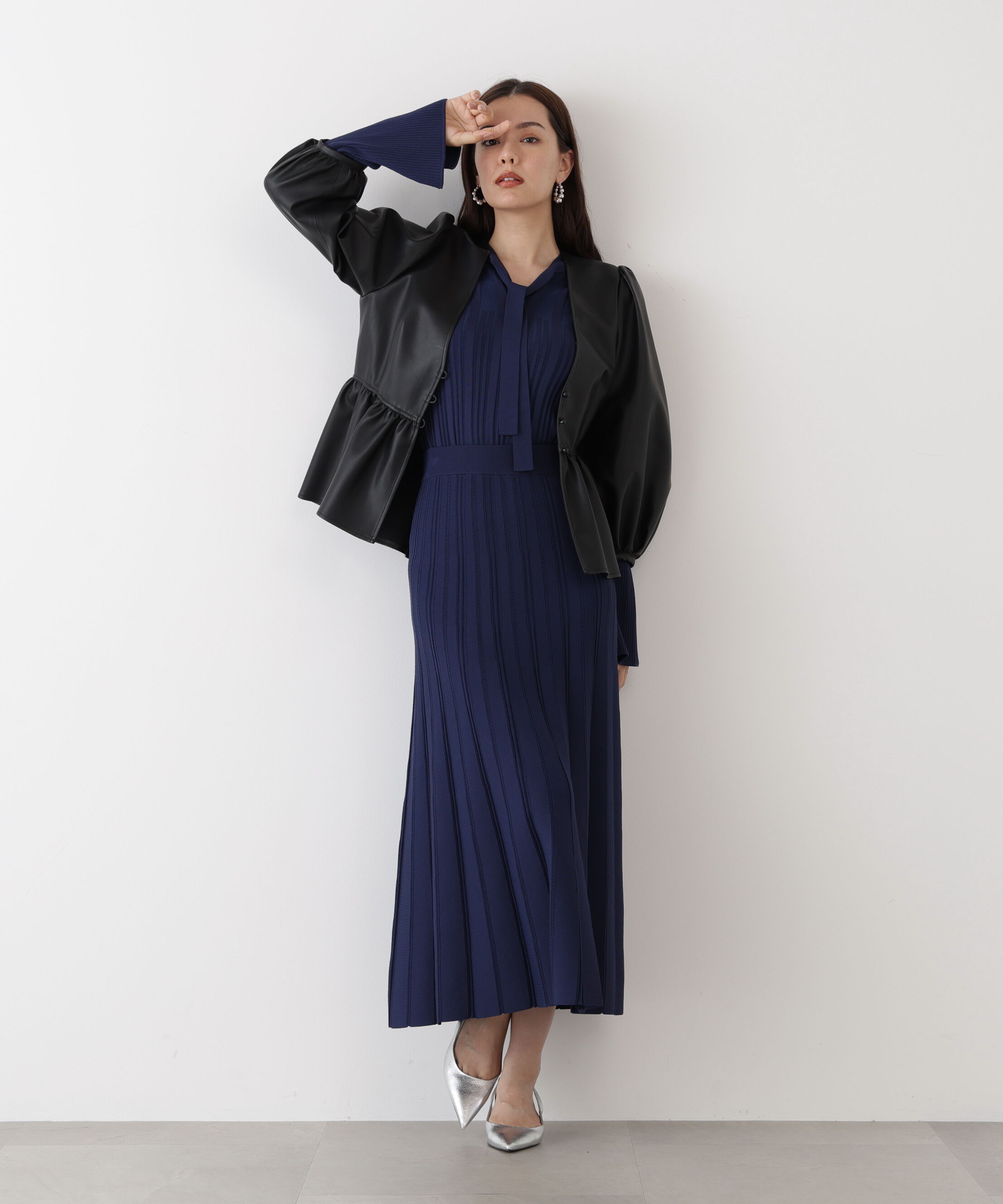  「◆フォーレザーペプラムブラウス」|シャツ・ブラウス|