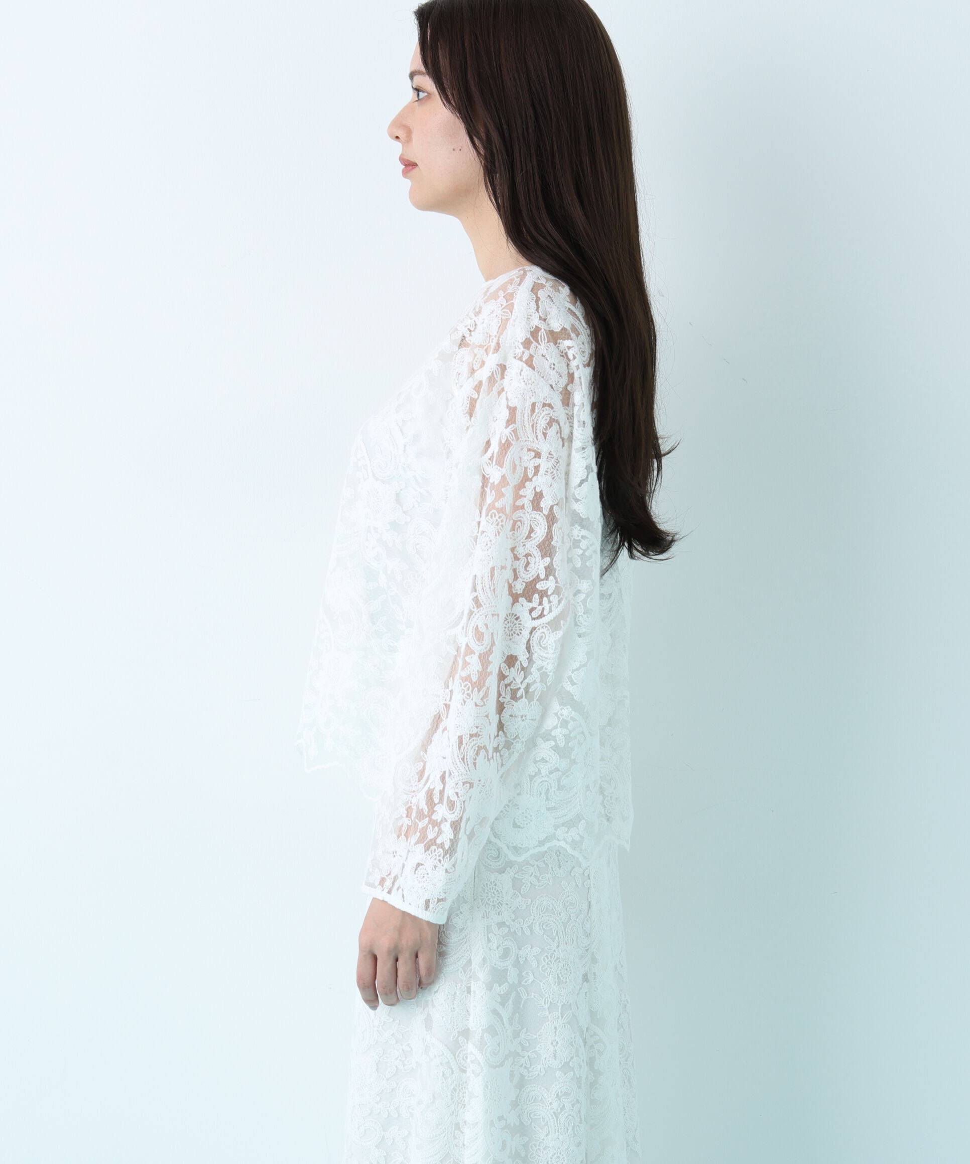  「スカラレースブラウス」|シャツ・ブラウス|