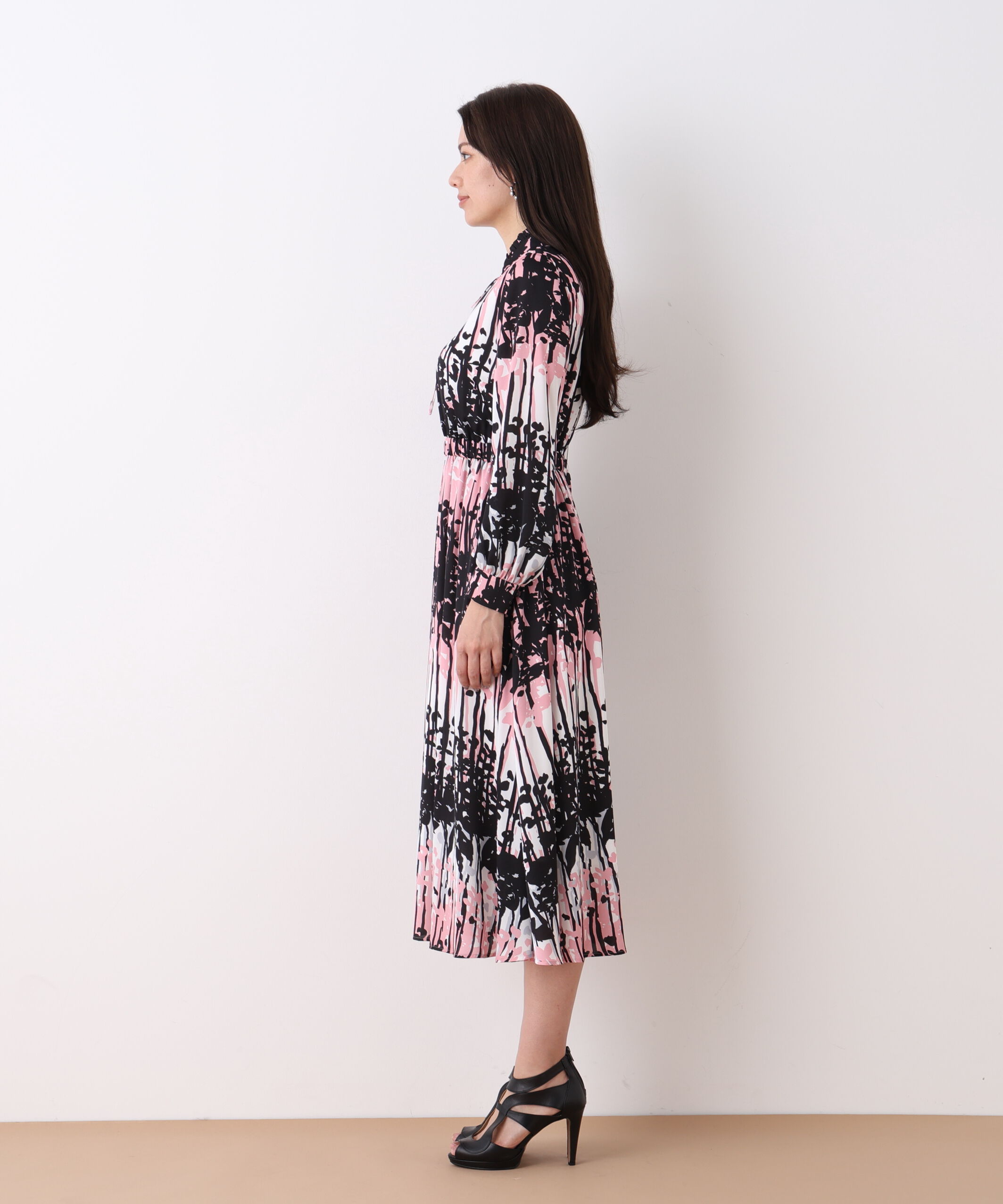  「インクフォレストプリントワンピース」|ワンピース|