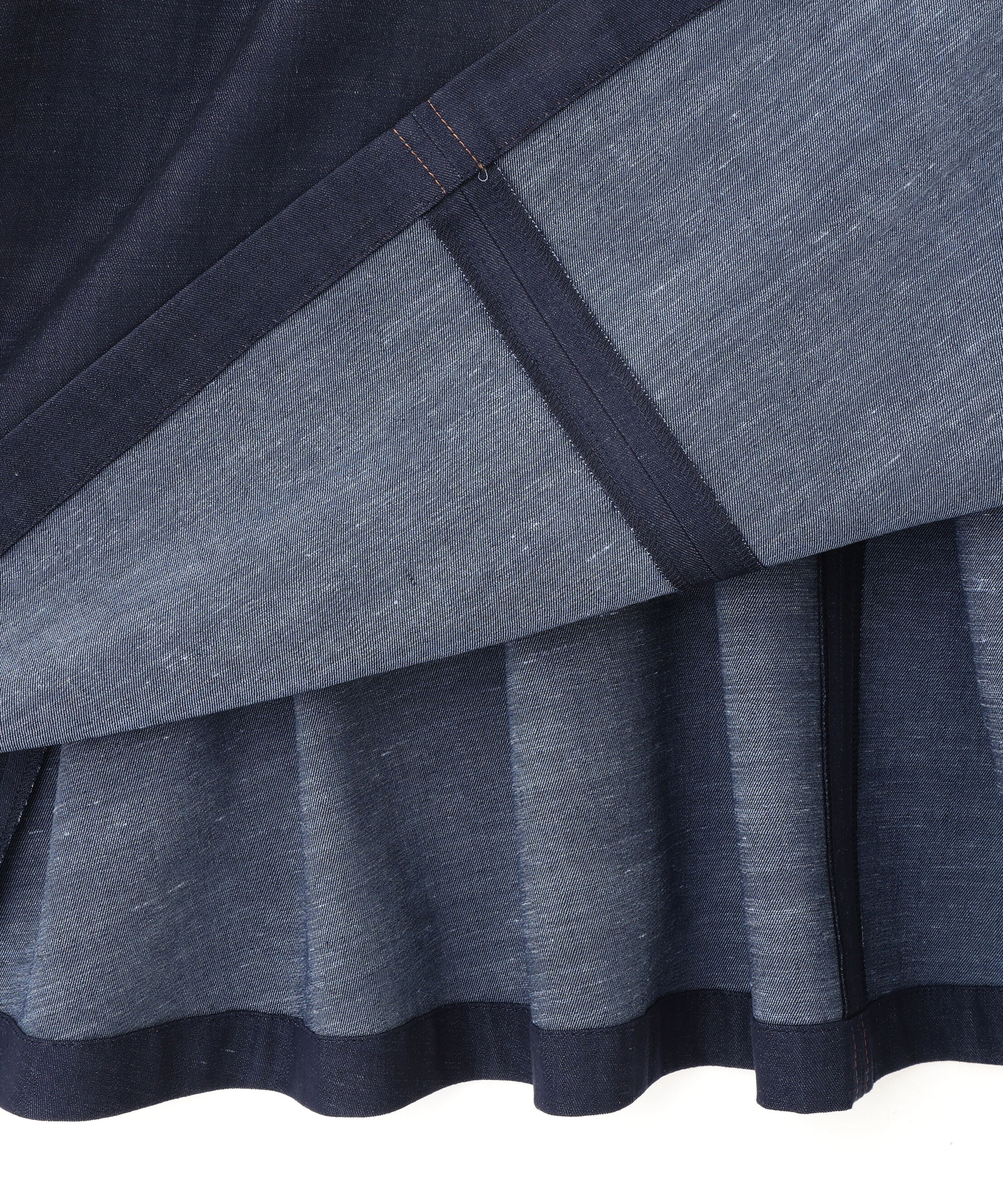  「フロントファスナーデニムワンピース」|ワンピース|