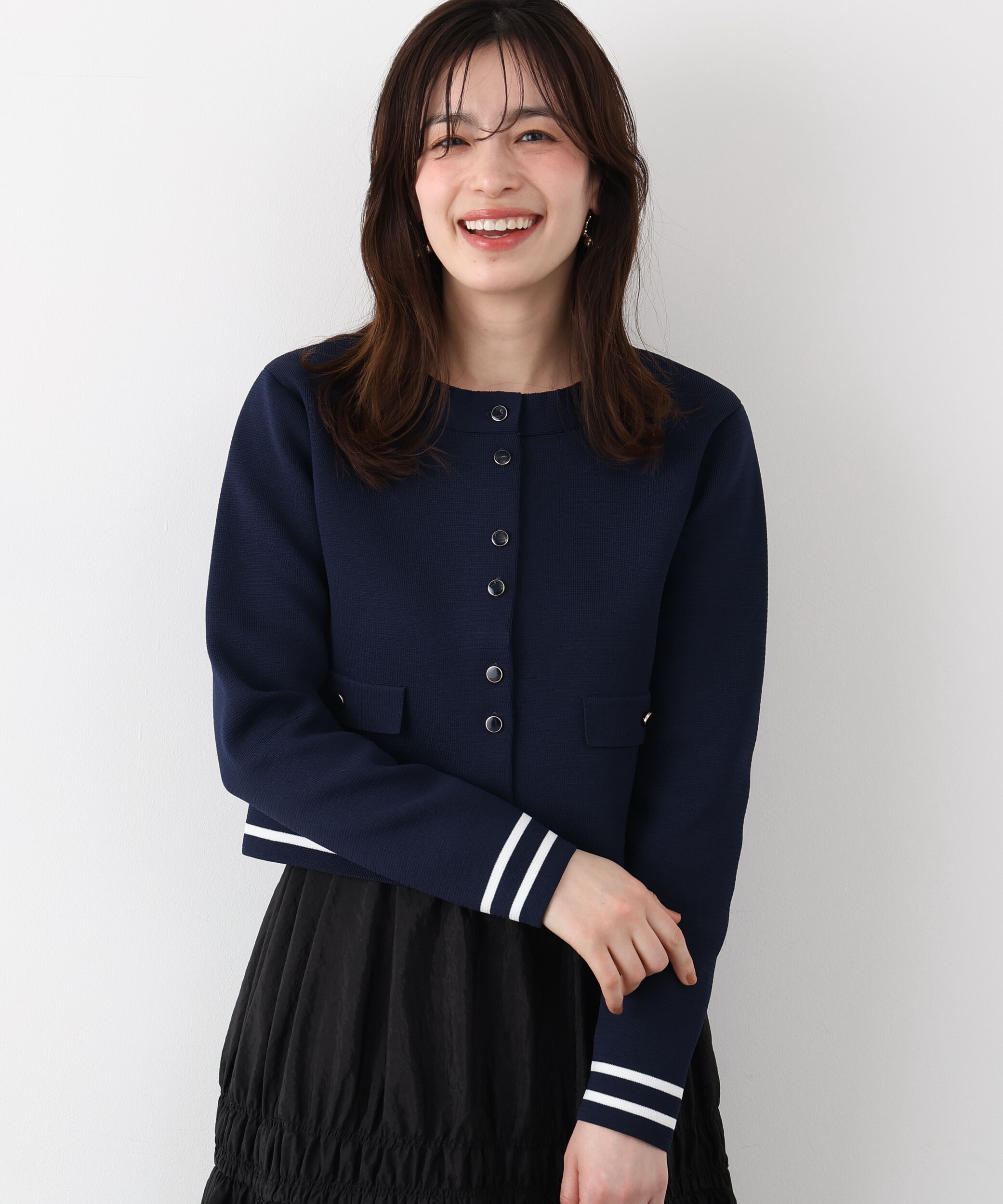  「ミラノリブマリンニットジャケット」|その他|