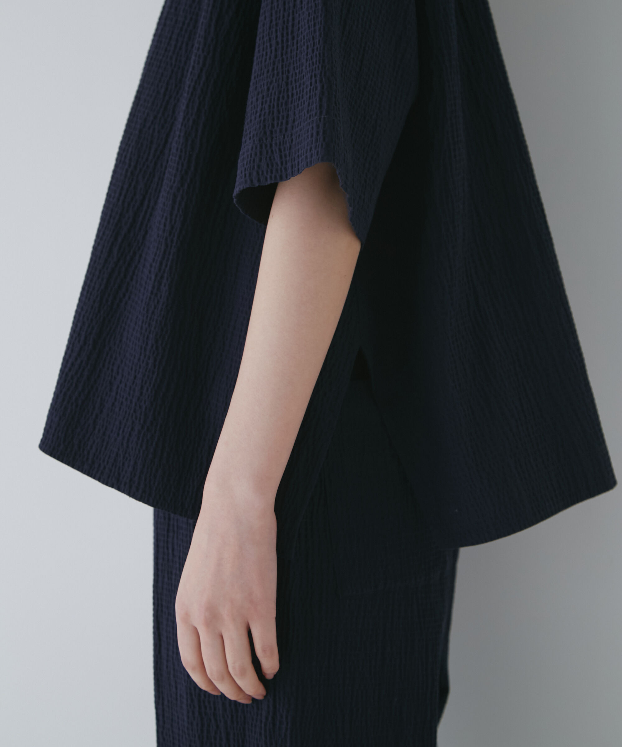  「◆サッカーストレッチブラウス」|シャツ・ブラウス|