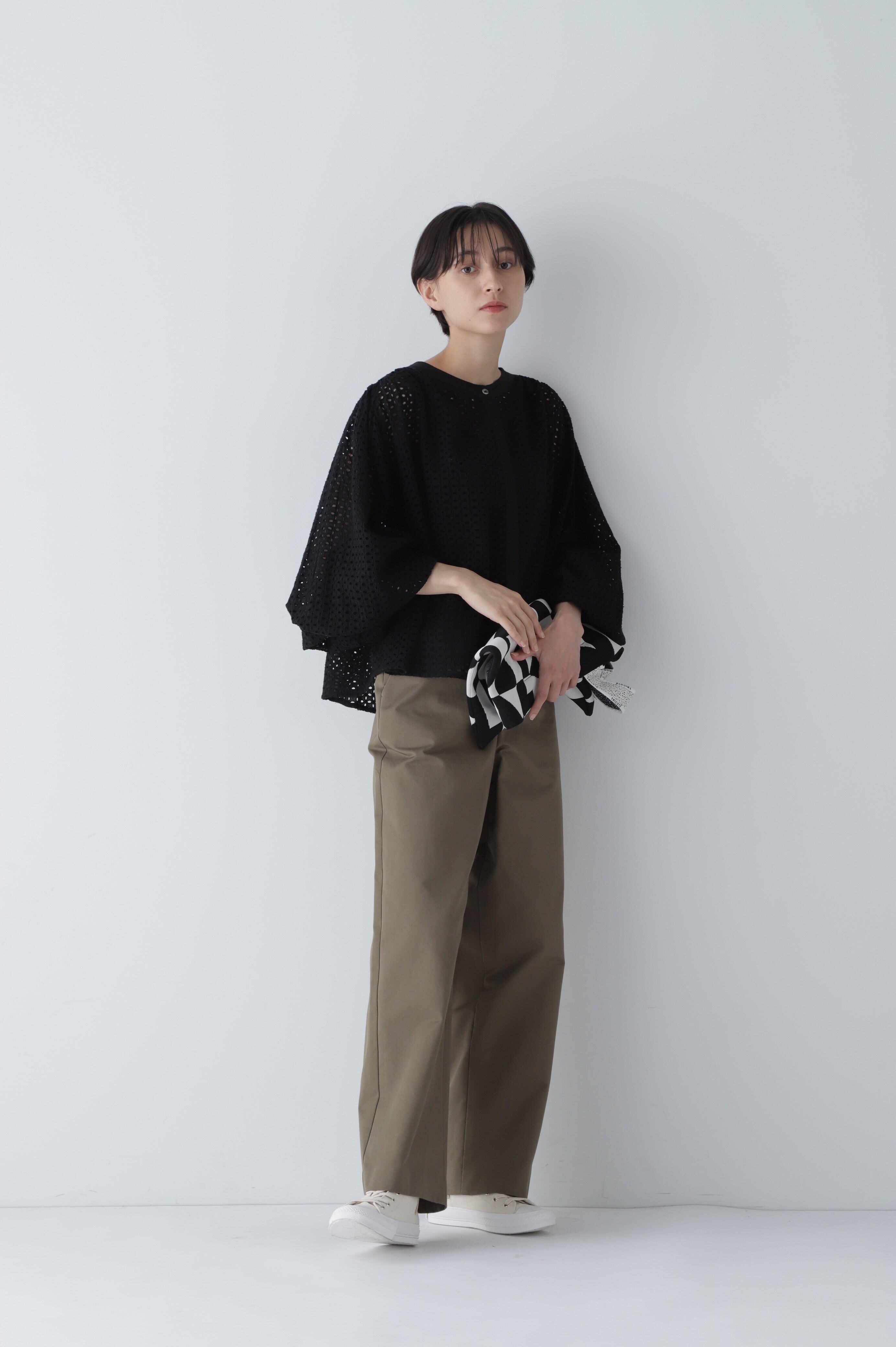  「◆ボリュームスリーブカットワークブラウス」|シャツ・ブラウス|