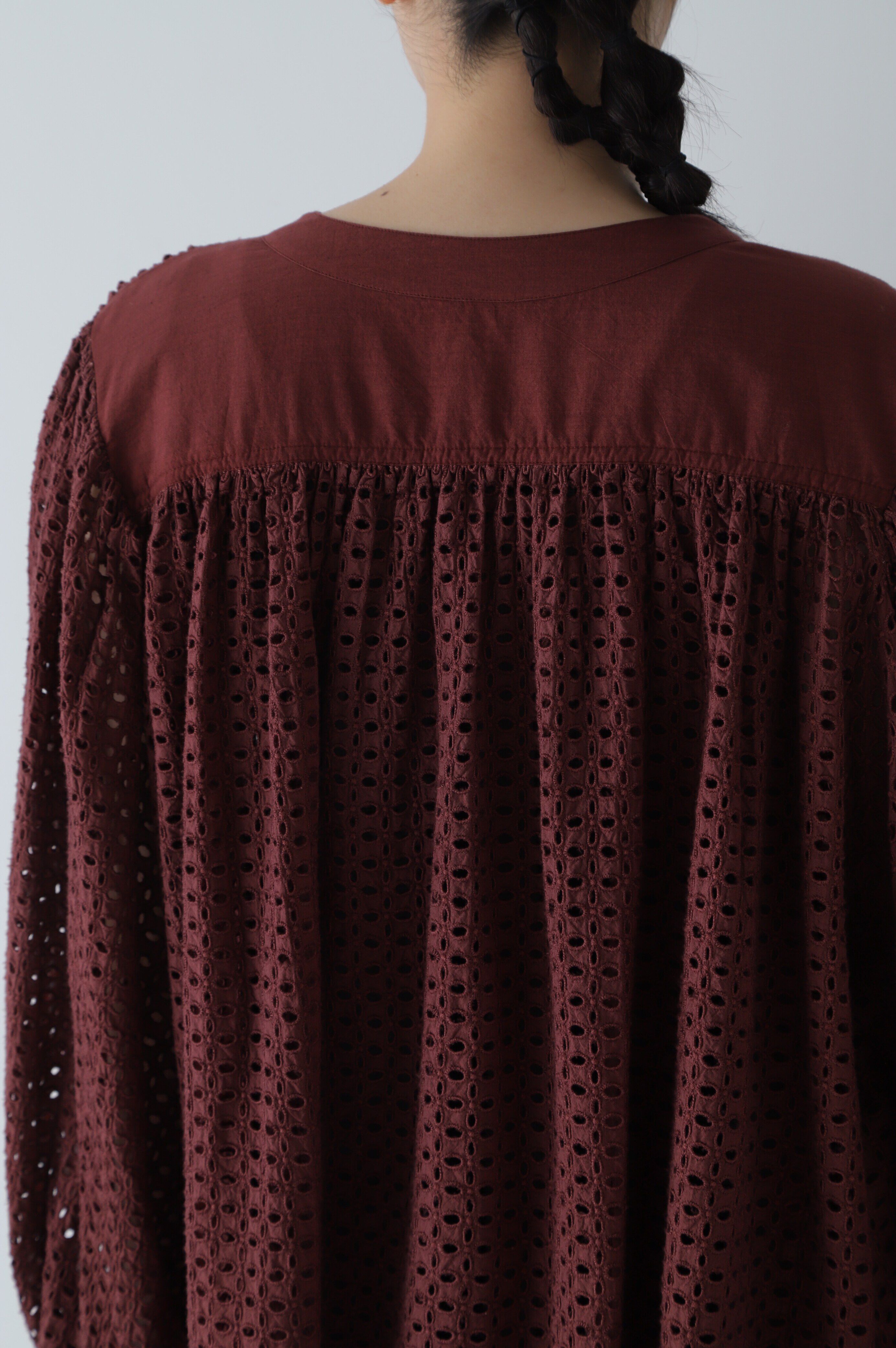  「◆ボリュームスリーブカットワークブラウス」|シャツ・ブラウス|