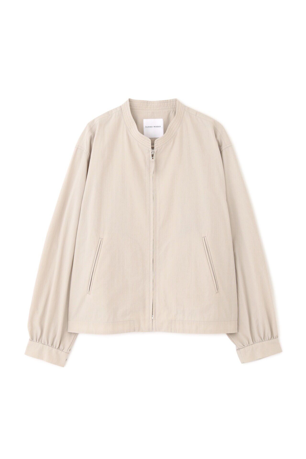  「◆ノーカラーショートブルゾン」|ブルゾン・スタジャン|