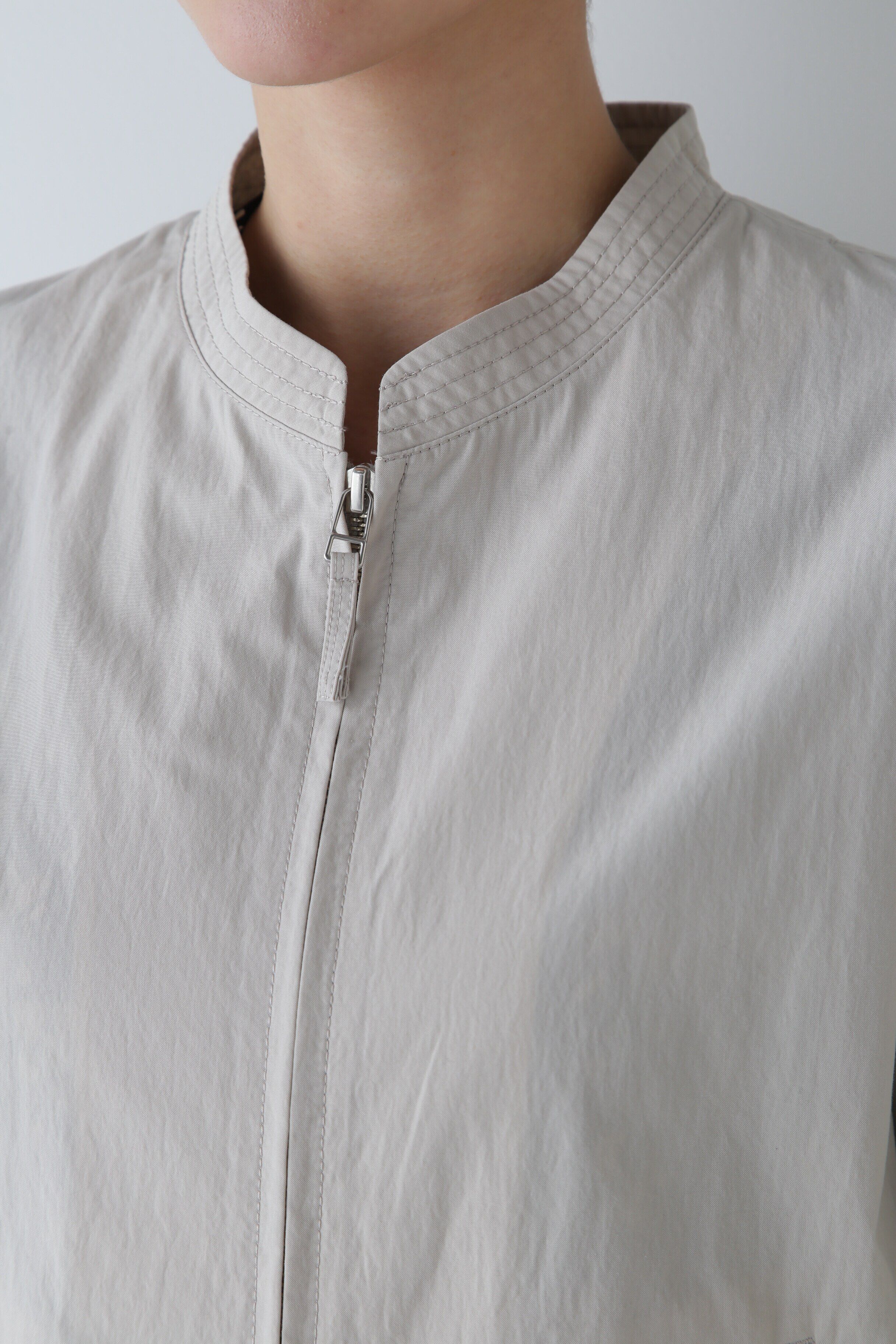  「◆ノーカラーショートブルゾン」|ブルゾン・スタジャン|