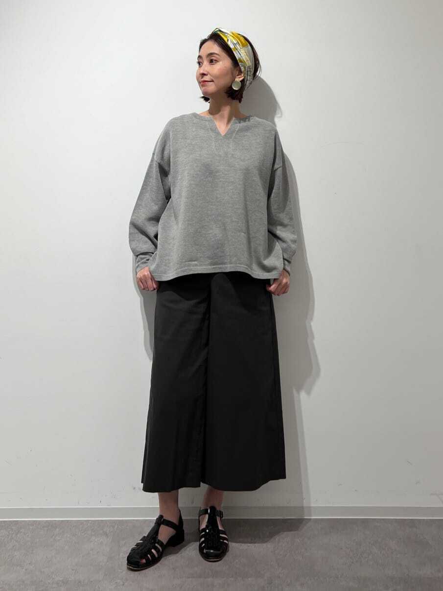  「◆キーネックメランジニット」|ニット・セーター|