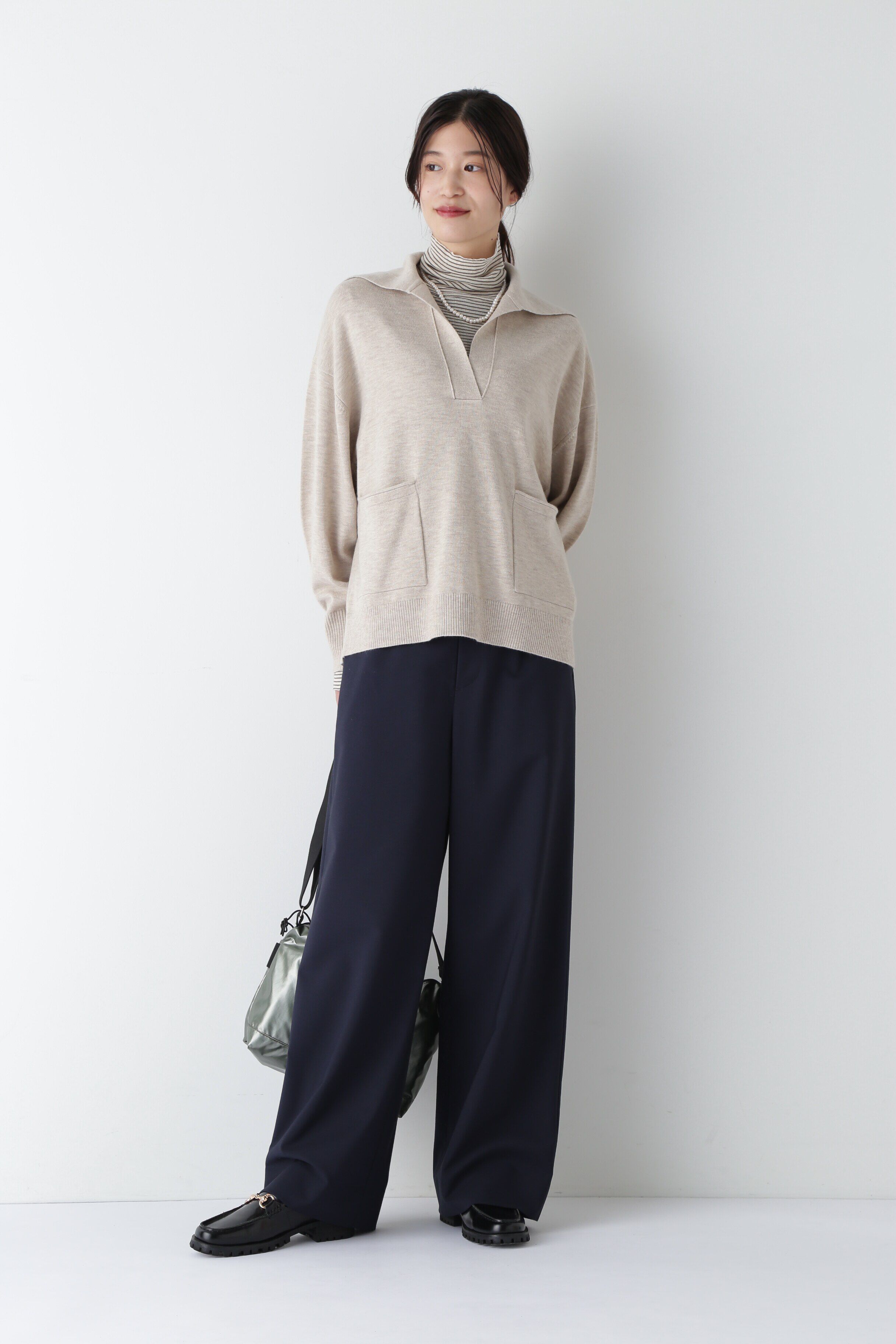  「◆ストレッチPEキュプラワイドパンツ」|その他|