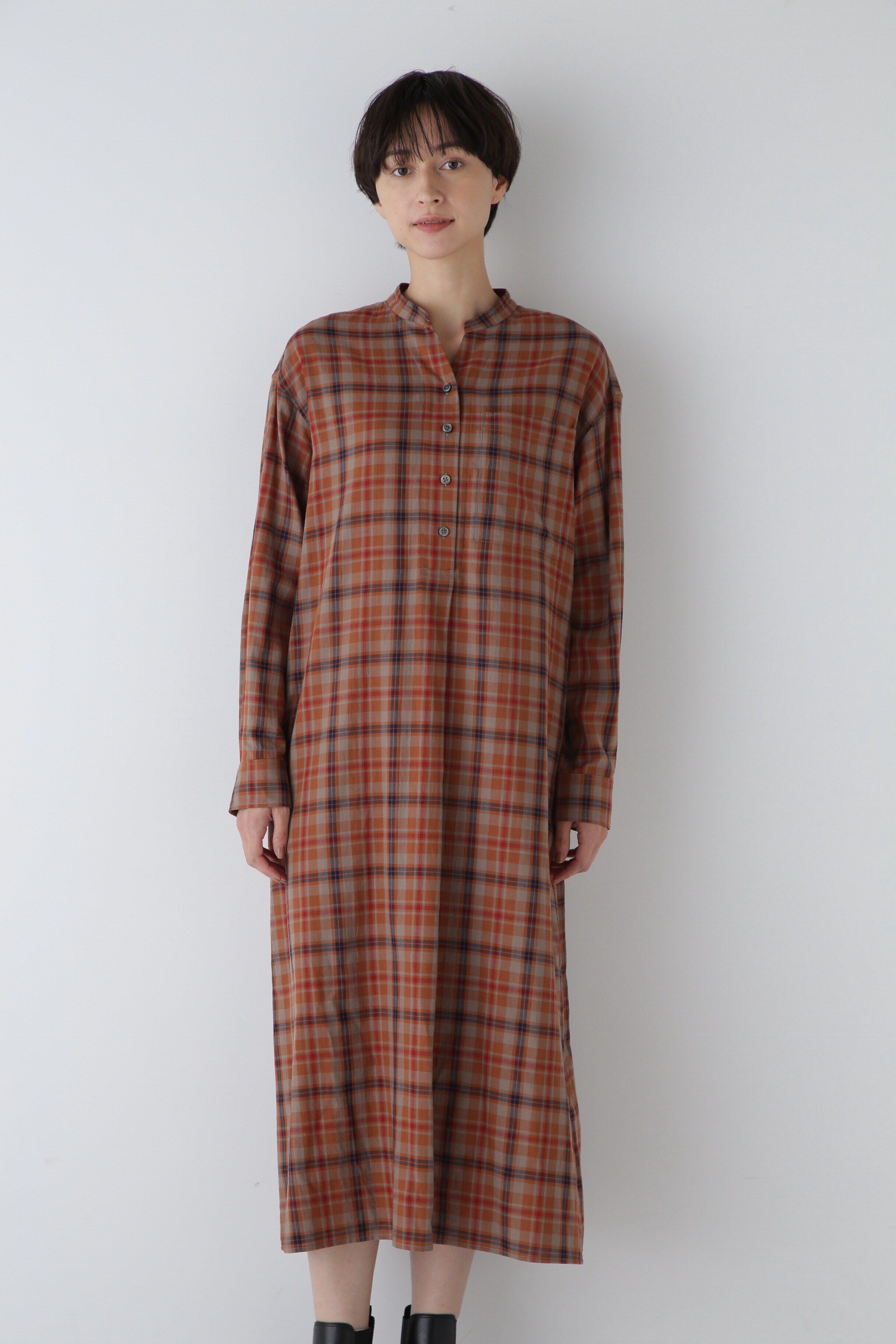 「◆オリジナルチェックシャツワンピース」|ワンピース|